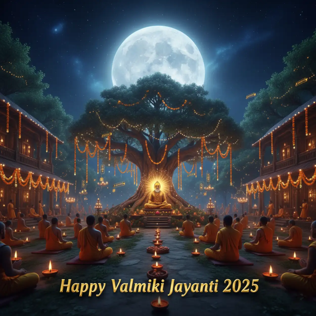 Free Download Happy Valmiki Jayanti 2025 Unique Wallpaper Hd - High Quality Happy Valmiki Jayanti 2025 Background