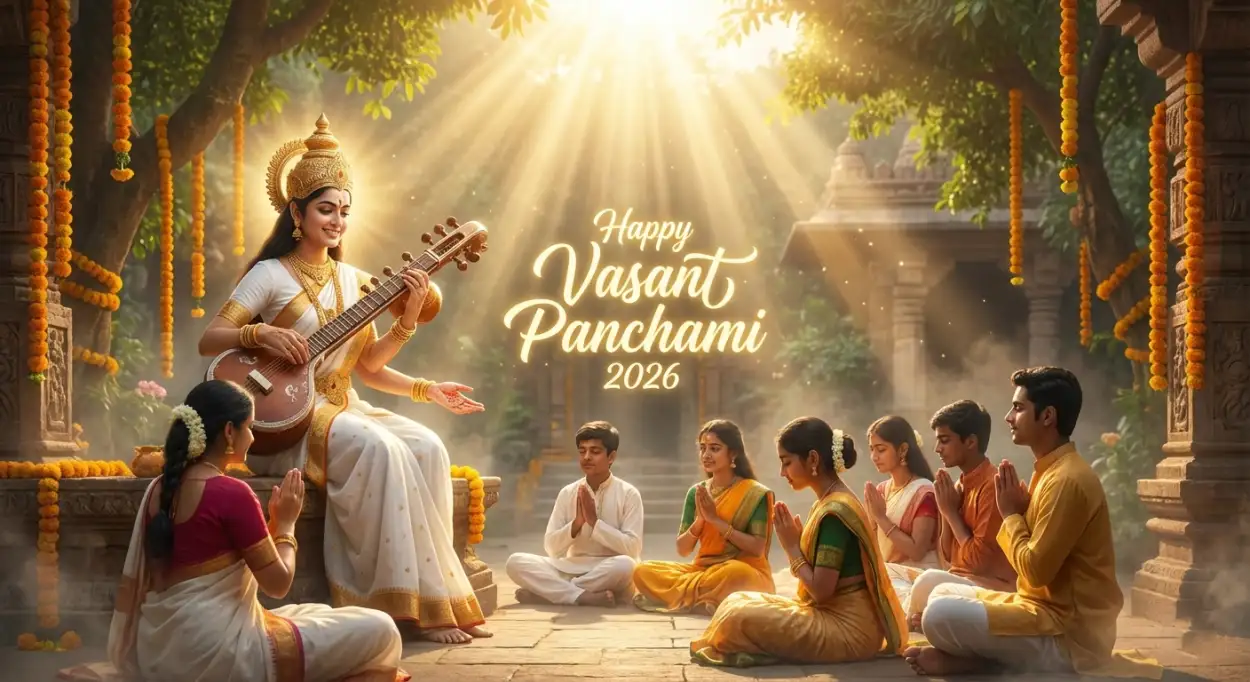 Free Download Happy Vasant Panchami 2026 Hd Images - High Quality Happy Vasant Panchami 2026 Image