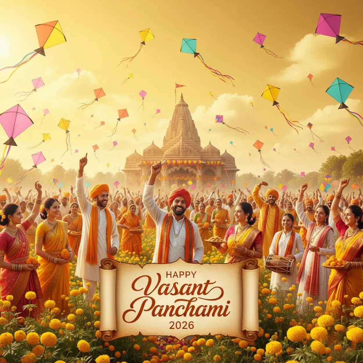 Happy Vasant Panchami 2026 Poster - Royalty Free Happy Vasant Panchami 2026 Image | Pngmagic Free Download Happy Vasant Panchami 2026 Poster - High Quality Happy Vasant Panchami 2026 Background