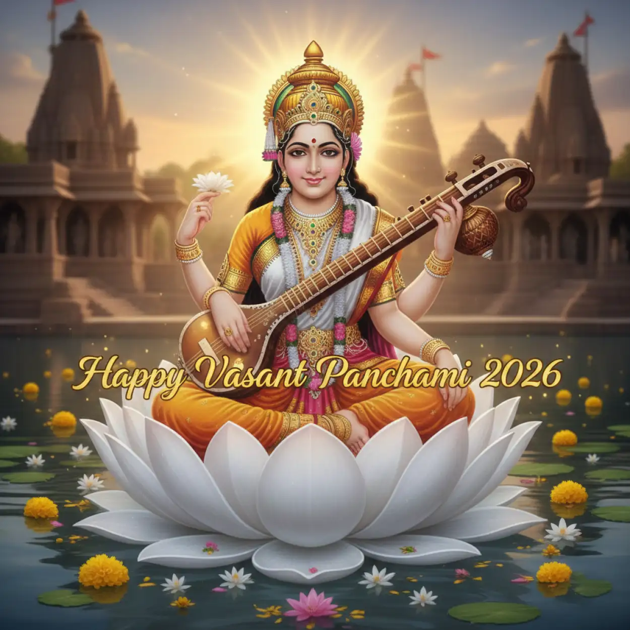 Happy Vasant Panchami 2026 Saraswati Puja Image - Royalty Free Happy Vasant Panchami 2026 Image | Pngmagic Free Download Happy Vasant Panchami 2026 Saraswati Puja Image - High Quality Happy Vasant Panchami 2026 Background
