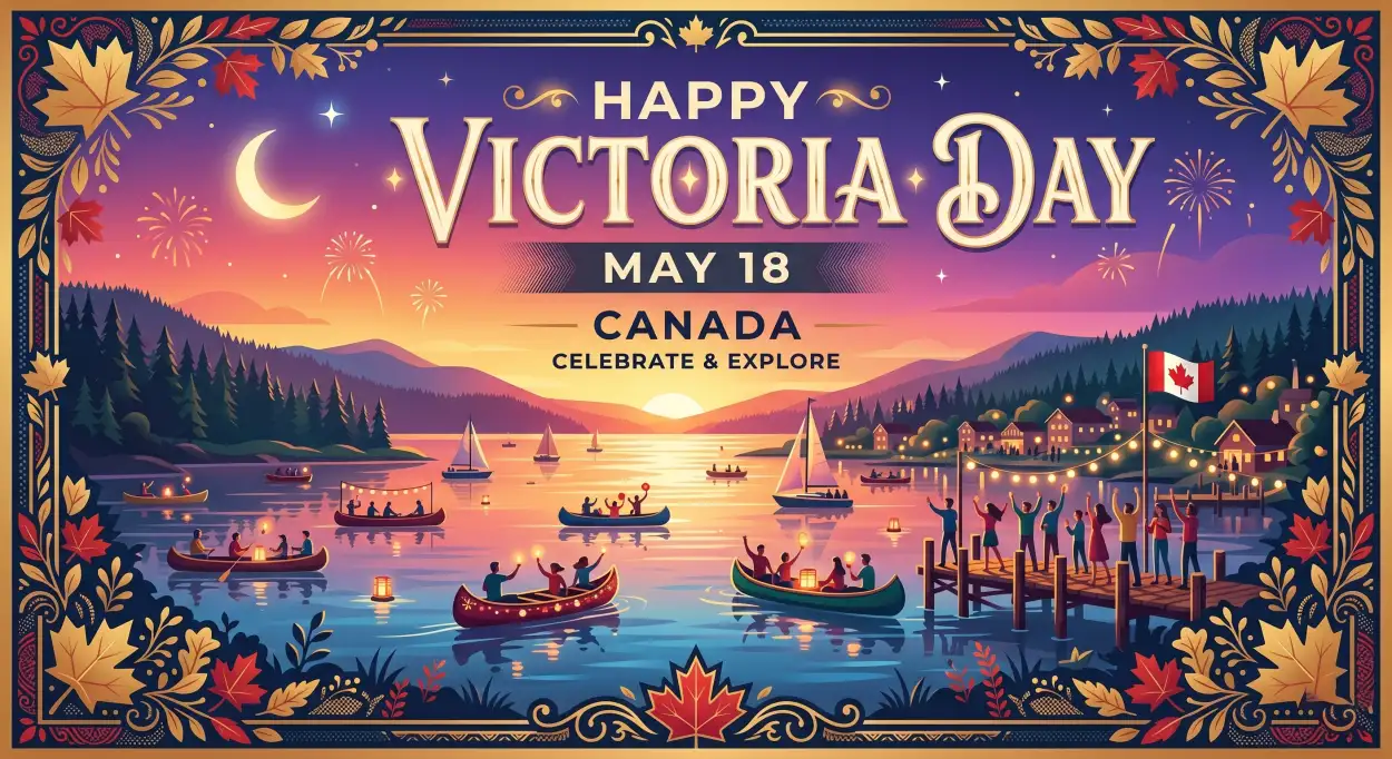 Free Download Happy Victoria Day 2026 Festival Poster Template - High Quality Happy Victoria Day 2026 Image
