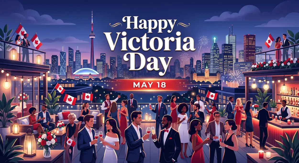 Free Download Happy Victoria Day 2026 Modern Banner - High Quality Happy Victoria Day 2026 Image