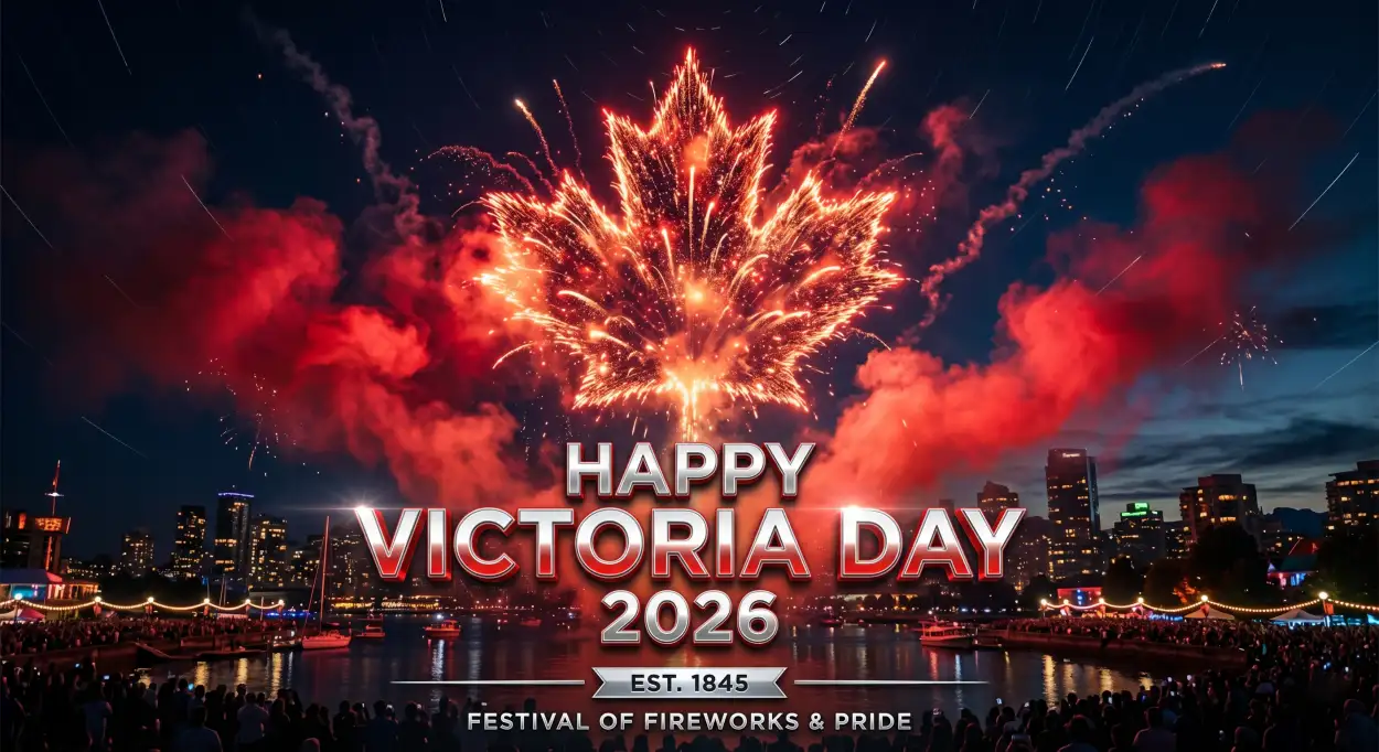 Free Download Happy Victoria Day 2026 National Pride Poster - High Quality Happy Victoria Day 2026 Image