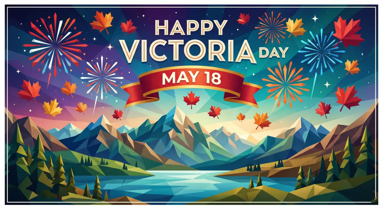 Free Download Happy Victoria Day 2026 Patriotic Poster - High Quality Happy Victoria Day 2026 Image