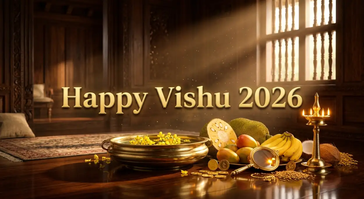 Free Download Happy Vishu 2026 Wishes Blessings Messages - High Quality Happy Vishu 2026 Wishes Image