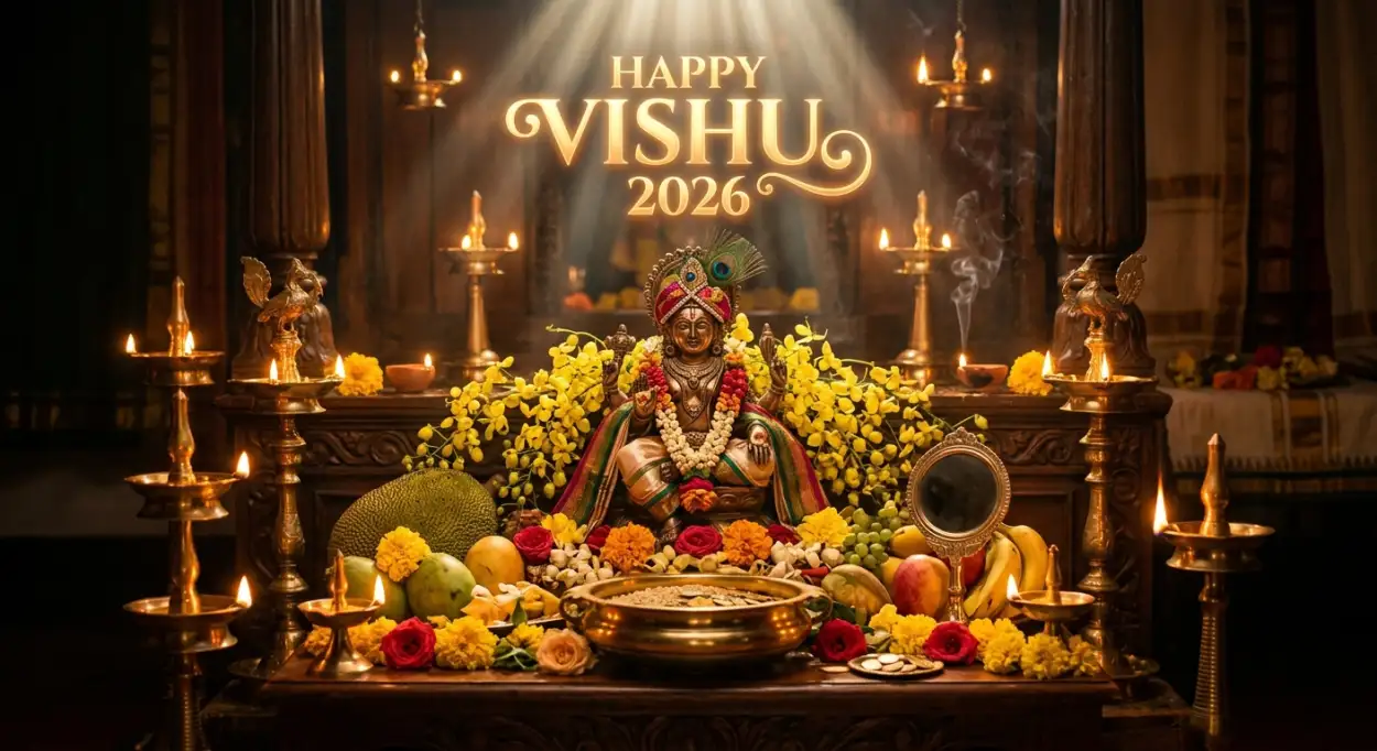 Free Download Happy Vishu 2026 Wishes Free Download Images Hd - High Quality Happy Vishu 2026 Wishes Image
