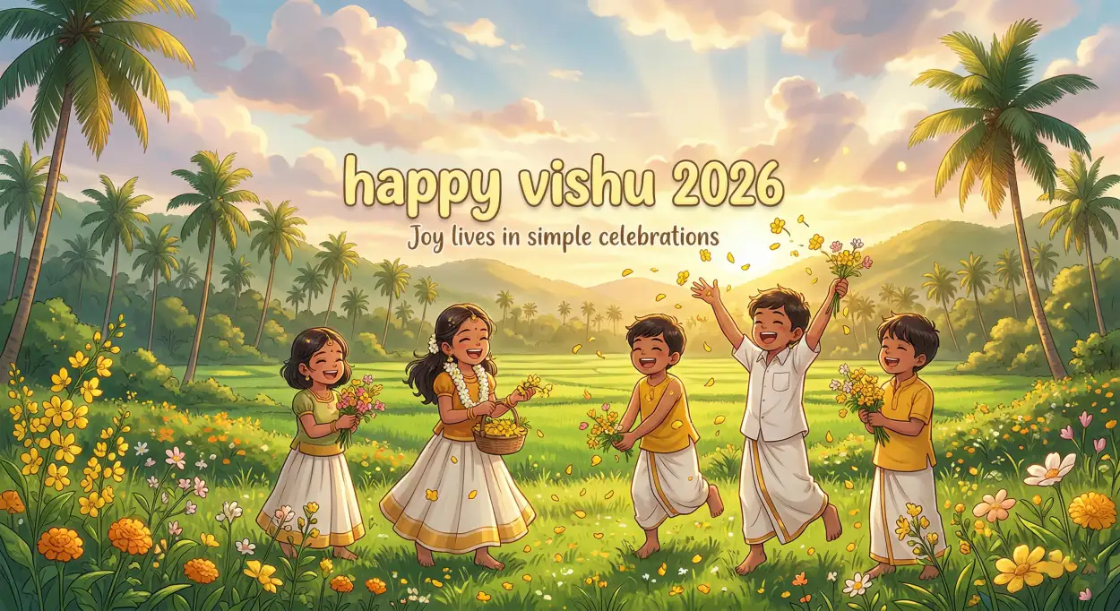 Free Download Happy Vishu 2026 Wishes No Copyright Images - High Quality Happy Vishu 2026 Wishes Image