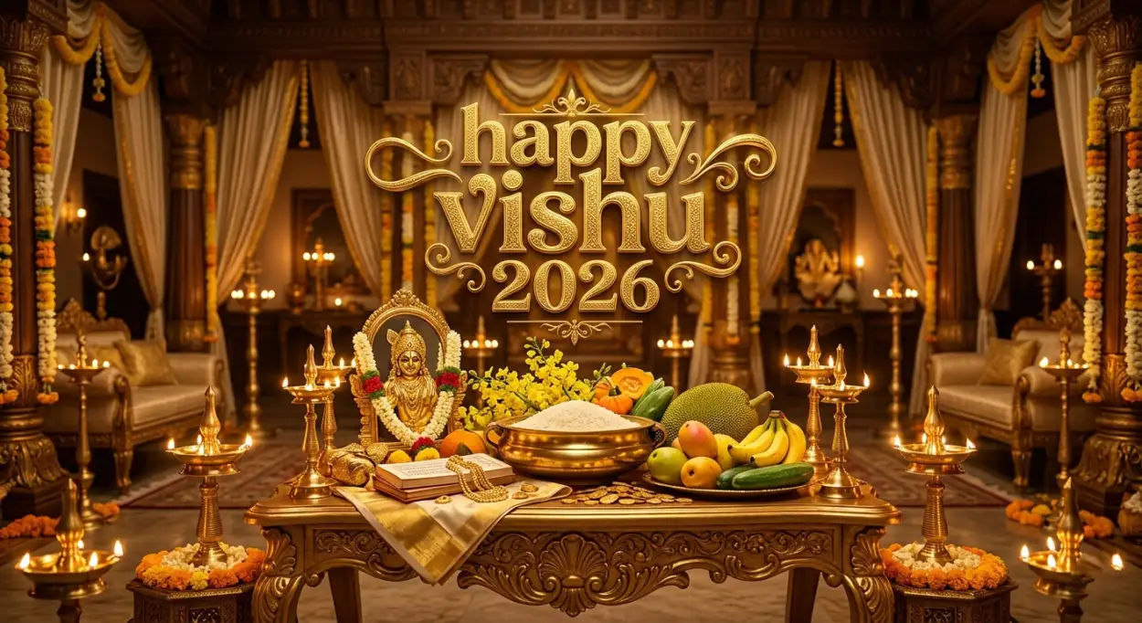 Free Download Happy Vishu 2026 Wishes Png Transparent Images Free - High Quality Happy Vishu 2026 Wishes Transparent PNG