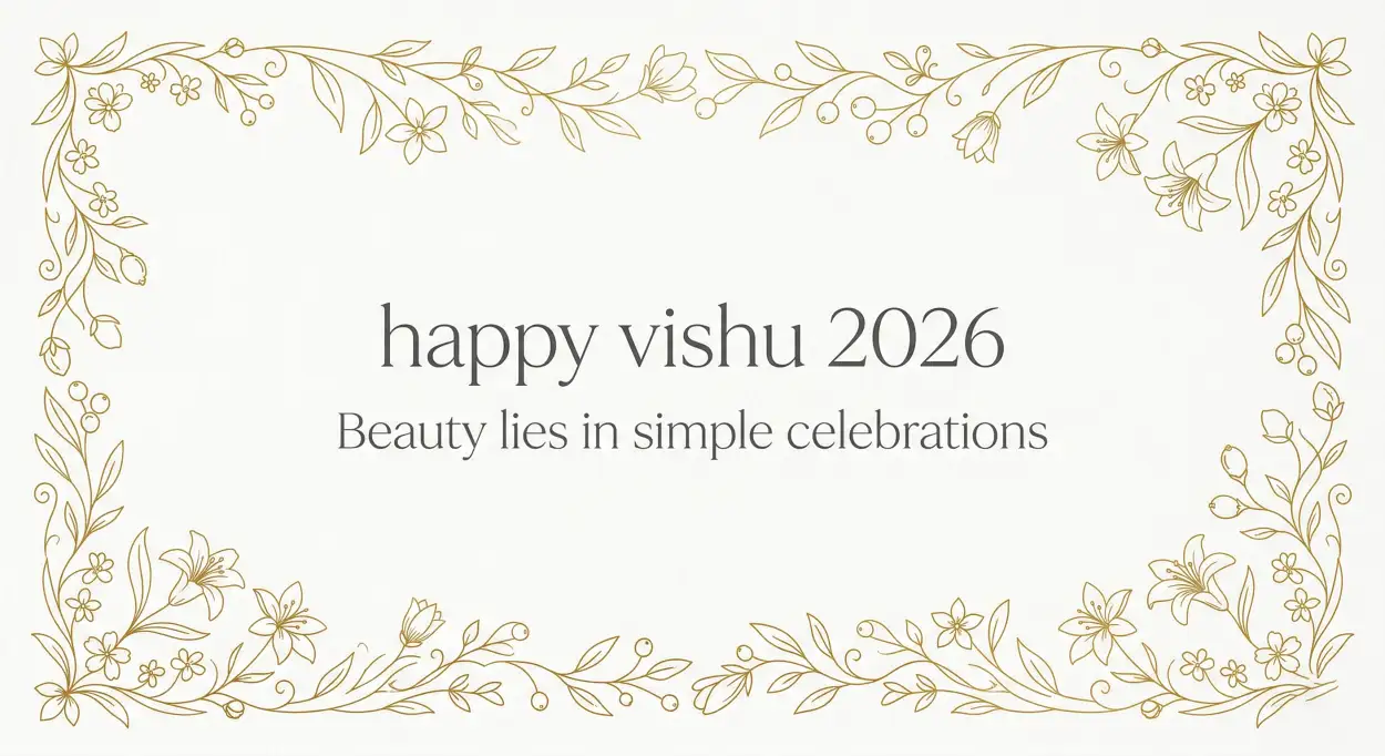 Free Download Happy Vishu 2026 Wishes Stylish Font Text Png For Graphic Design - High Quality Happy Vishu 2026 Wishes Transparent PNG