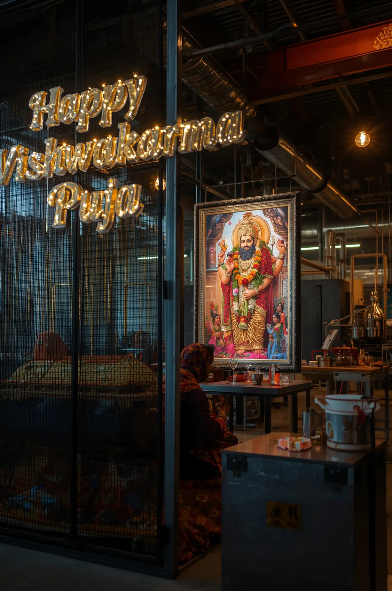 Free Download Happy Vishwakarma Puja E-card Download - High Quality Happy Vishwakarma Puja Background