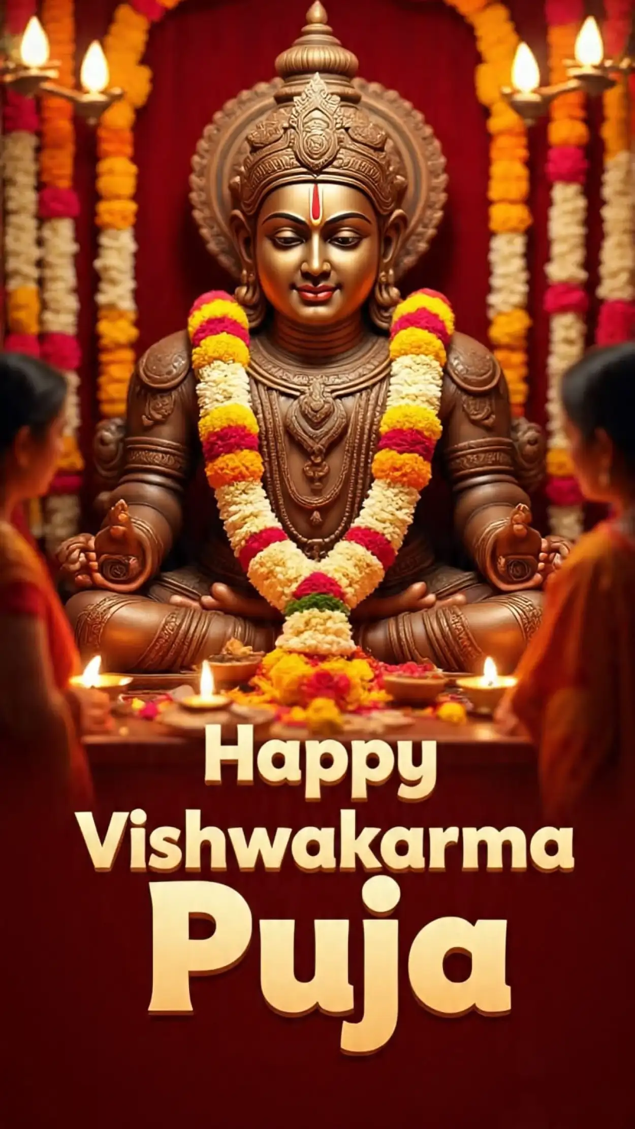 Free Download Happy Vishwakarma Puja Instagram Captions - High Quality Happy Vishwakarma Puja Background