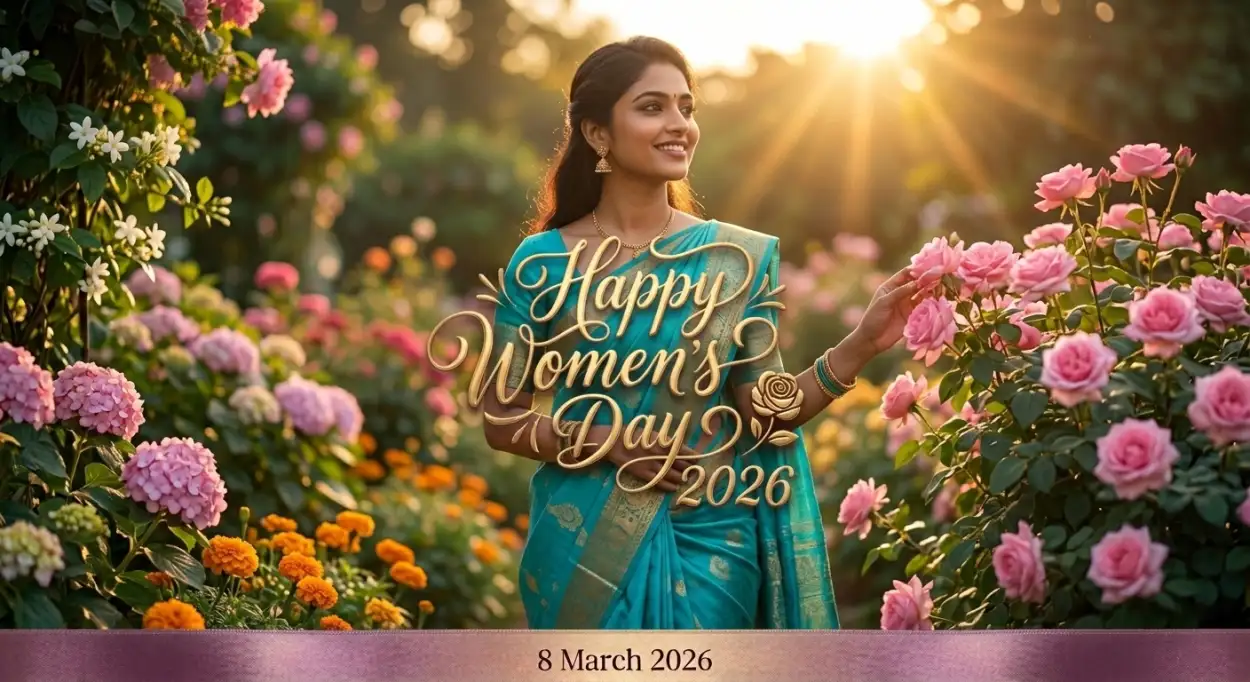 Free Download Happy Womens Day Wishes Poster With Quote - High Quality Happy Womens Day Wishes Image