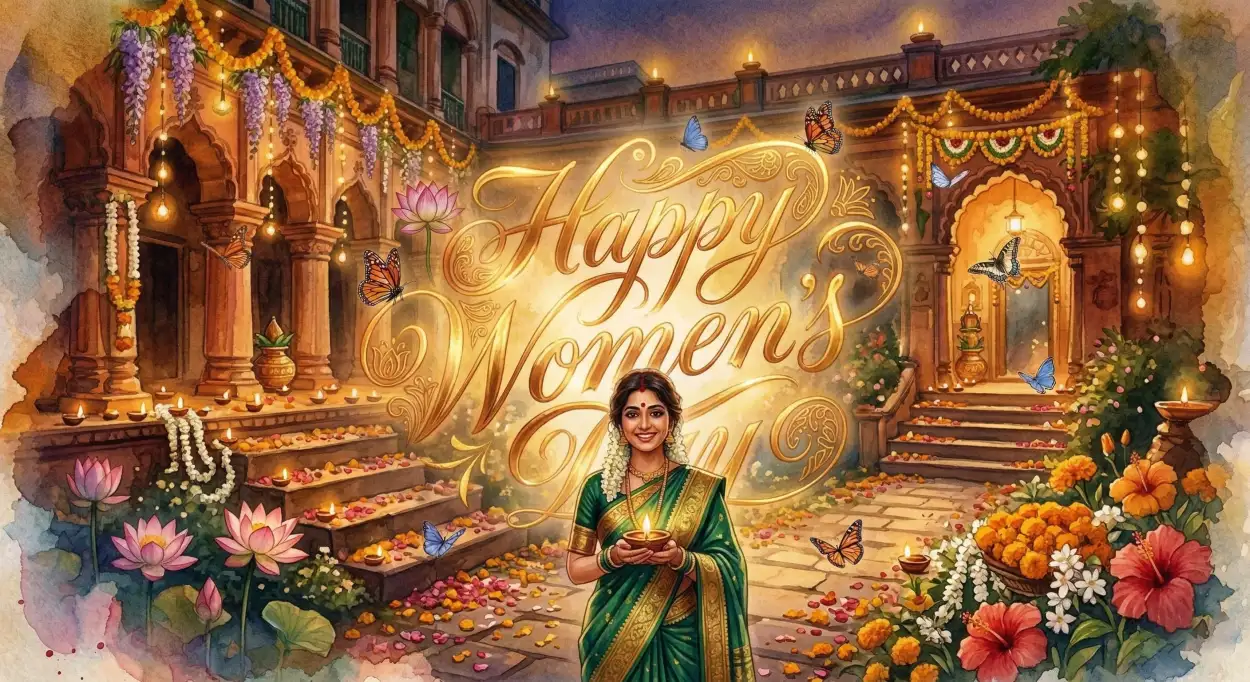 Free Download Happy Womens Day Wishes Royal Background Poster - High Quality Happy Womens Day Wishes Background Image