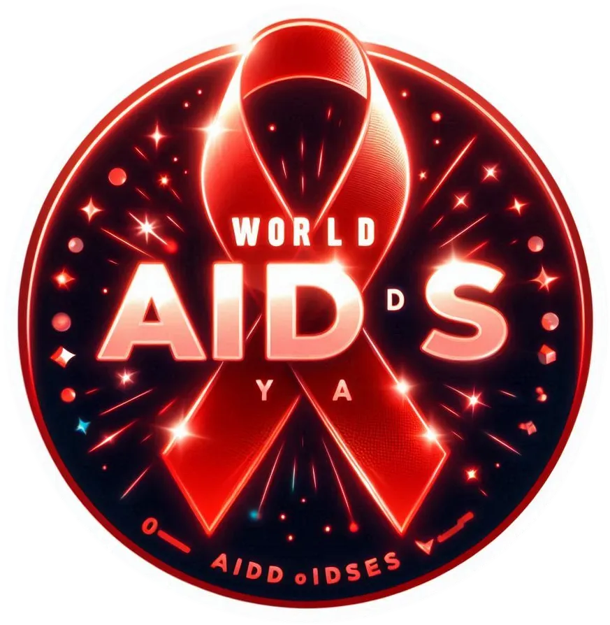 Free Download Happy World Aids Day 2024 Text Png - High Quality World AIDS Day PNG Image
