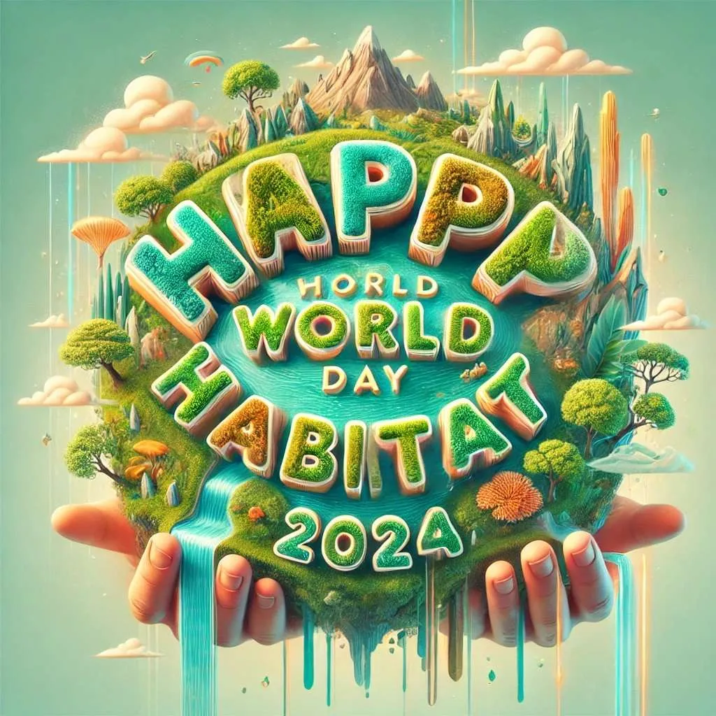 Free Download Happy World Habitat Day 2024 Pictures For Whatsapp - High Quality Happy World Habitat Day Background