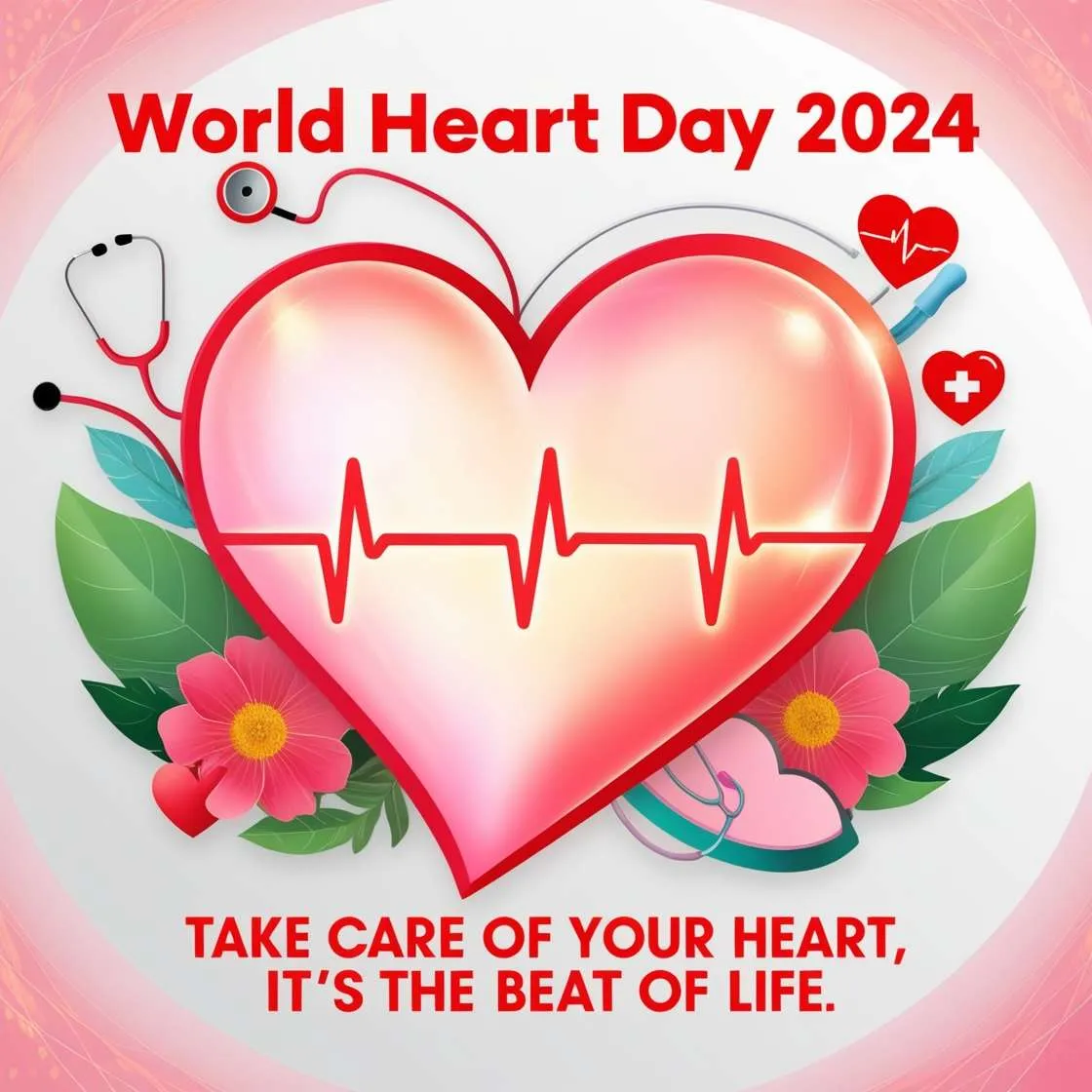Happy World Heart Day 2024 Wishes In English - Royalty Free World Heart Day Image | Pngmagic Free Download Happy World Heart Day 2024 Wishes In English - High Quality World Heart Day Background