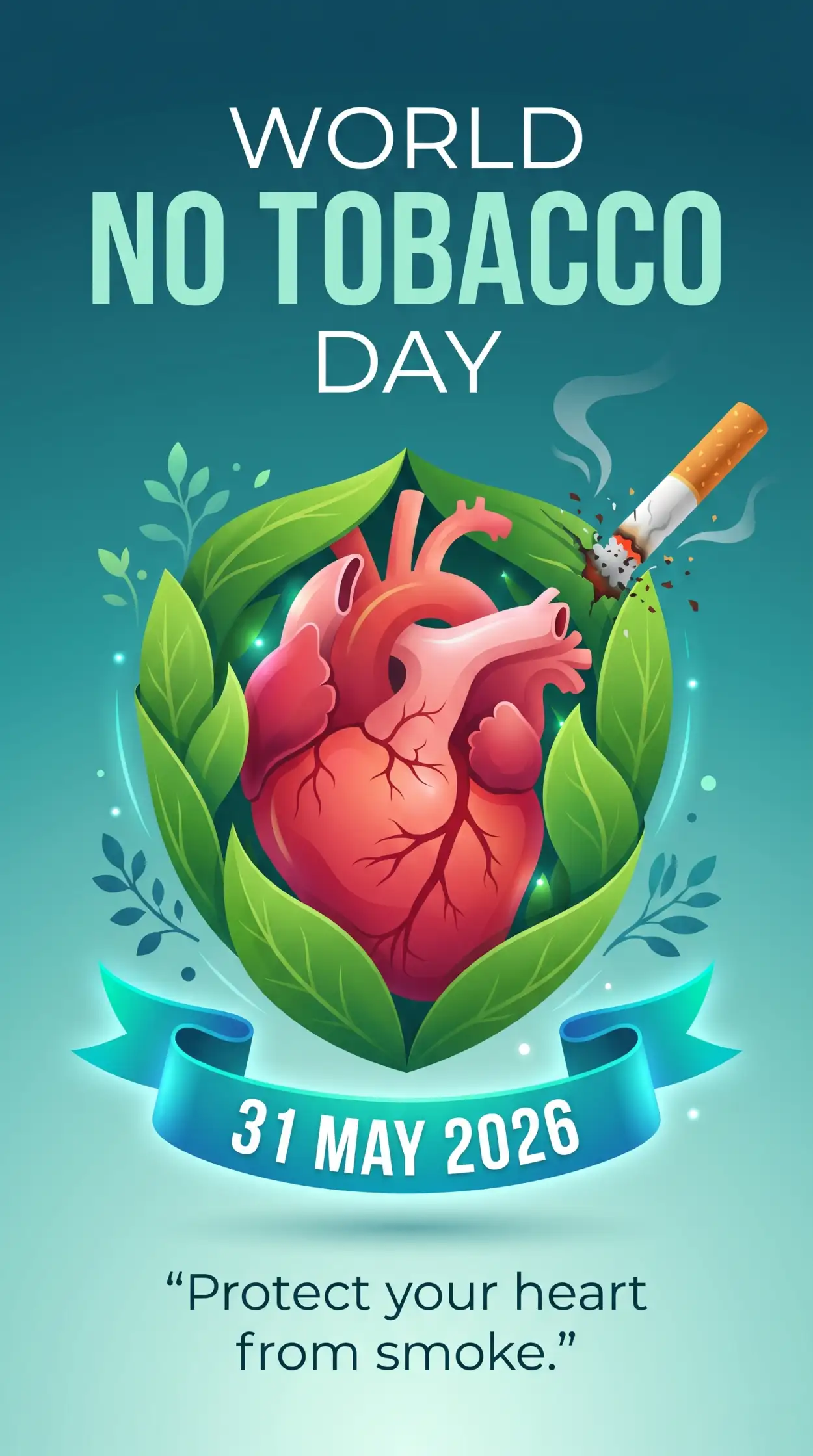 Free Download Happy World No Tobacco Day 2026 Images - High Quality World No Tobacco Day 2026 Image