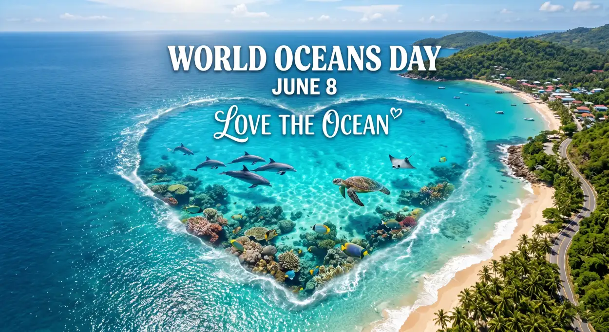 Free Download Happy World Oceans Day Social Media Post - High Quality World Oceans Day Social Media Post Image