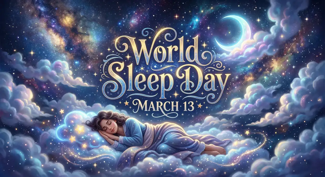 Free Download Happy World Sleep Day Wishes - High Quality World Sleep Day Image