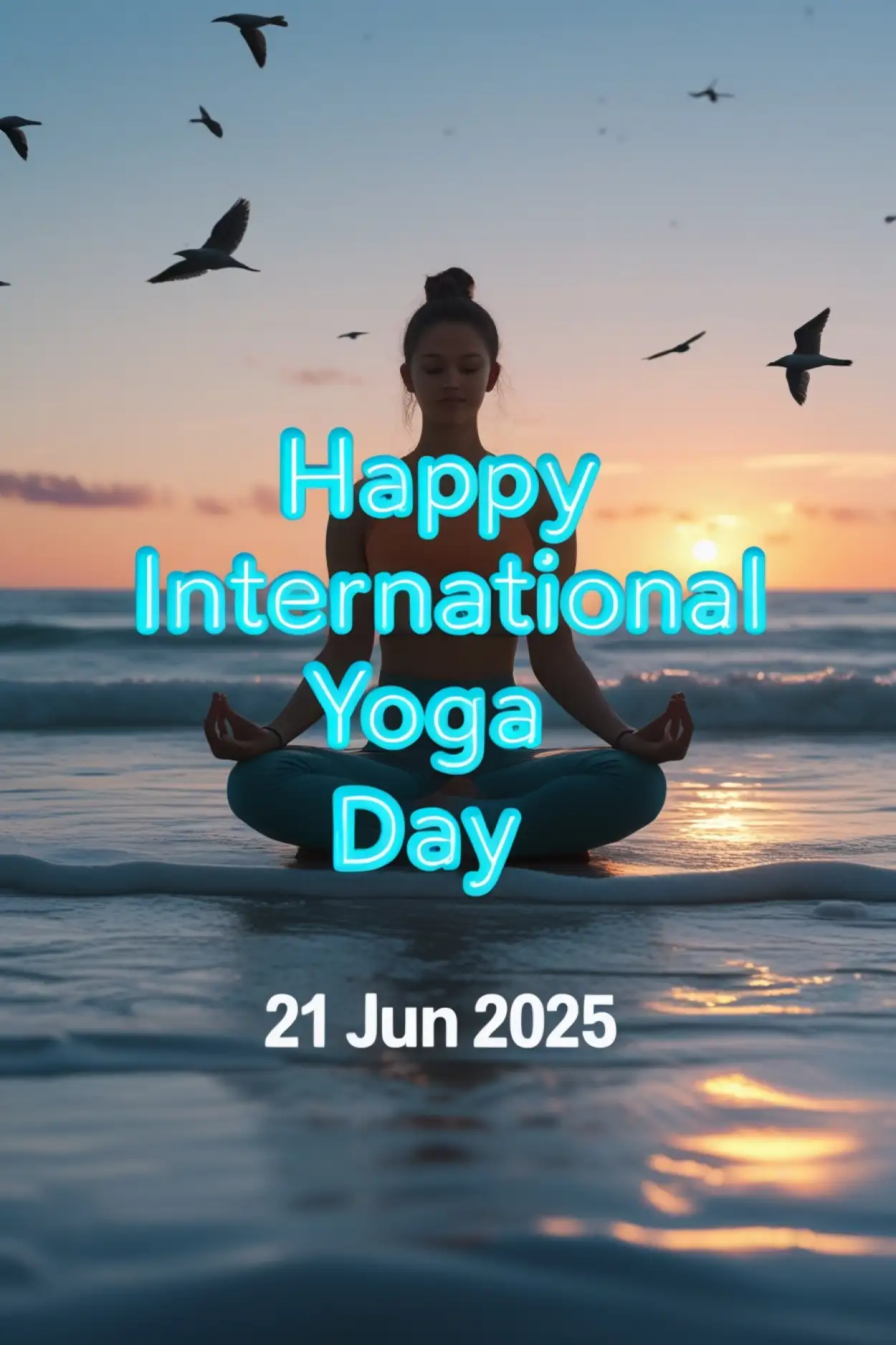 Happy Yoga Day Image With Background Text - Royalty Free Wishes Image | Pngmagic Free Download Happy Yoga Day Image With Background Text - High Quality Wishes Background