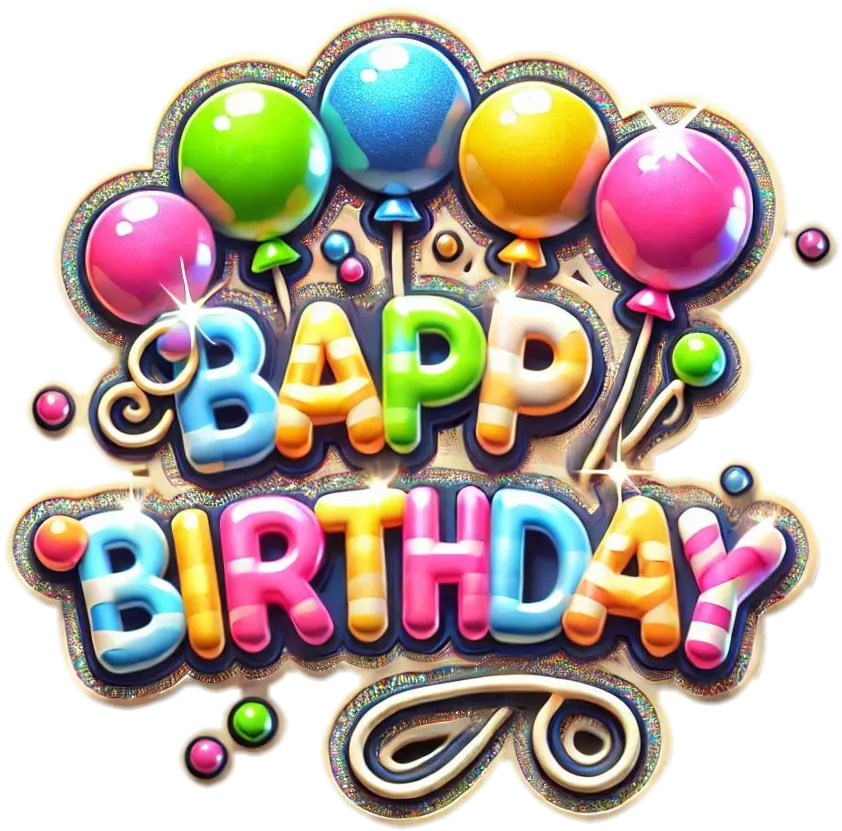 Hd Colorful Happy Birthday Balloon Text For Download - Royalty Free Happy Birthday Image | Pngmagic Free Download Hd Colorful Happy Birthday Balloon Text For Download - High Quality Happy Birthday PNG Image