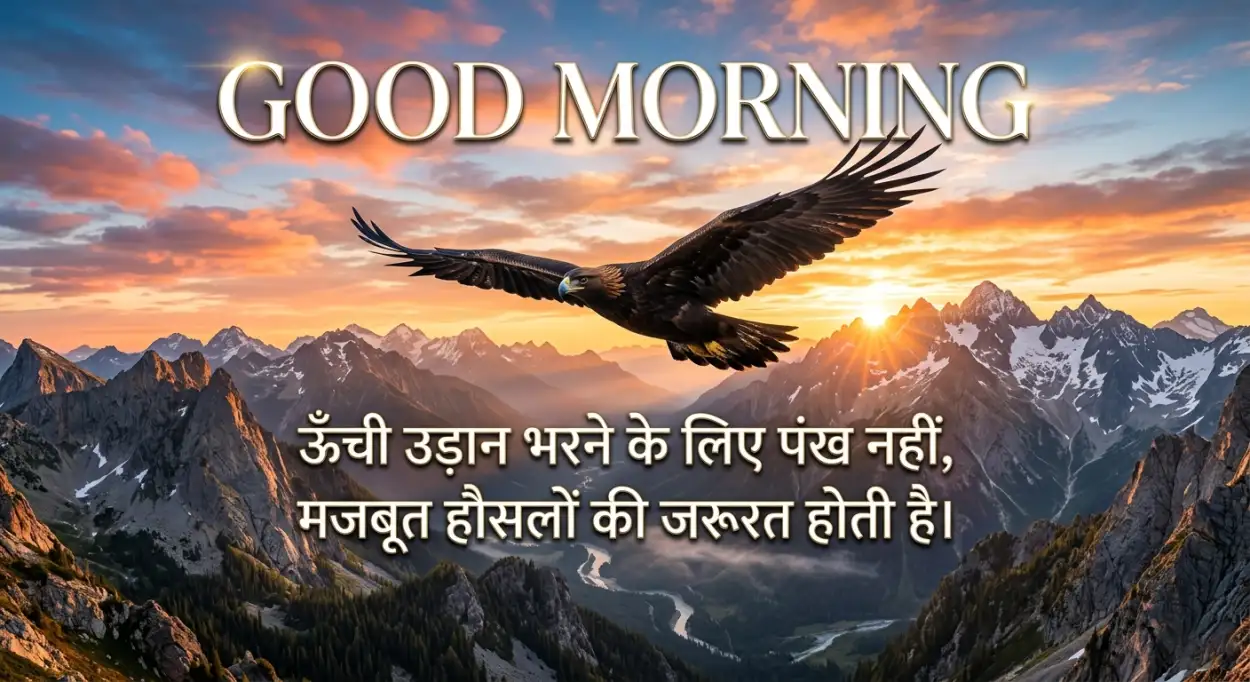 Free Download Hd Good Morning Quotes Hindi - High Quality Good Morning Motivational Quotes Hindi Image