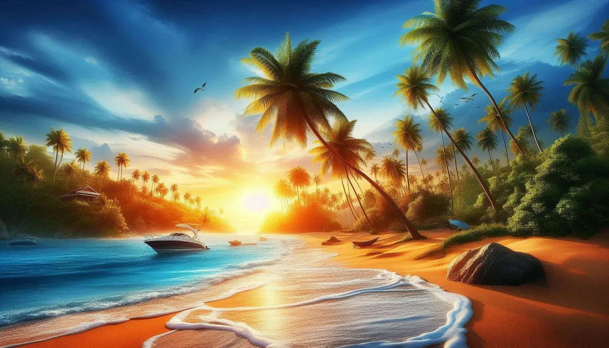 Hd Nature Background Of Beaches And Palm Trees - Royalty Free Hd Nature Background Image | Pngmagic Free Download Hd Nature Background Of Beaches And Palm Trees - High Quality Hd Nature Background Background