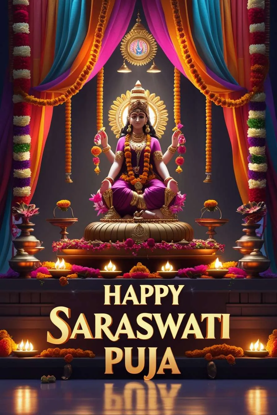 Free Download Hd Saraswati Puja Photos For Whatsapp - High Quality Saraswati Puja Hd Photos Background
