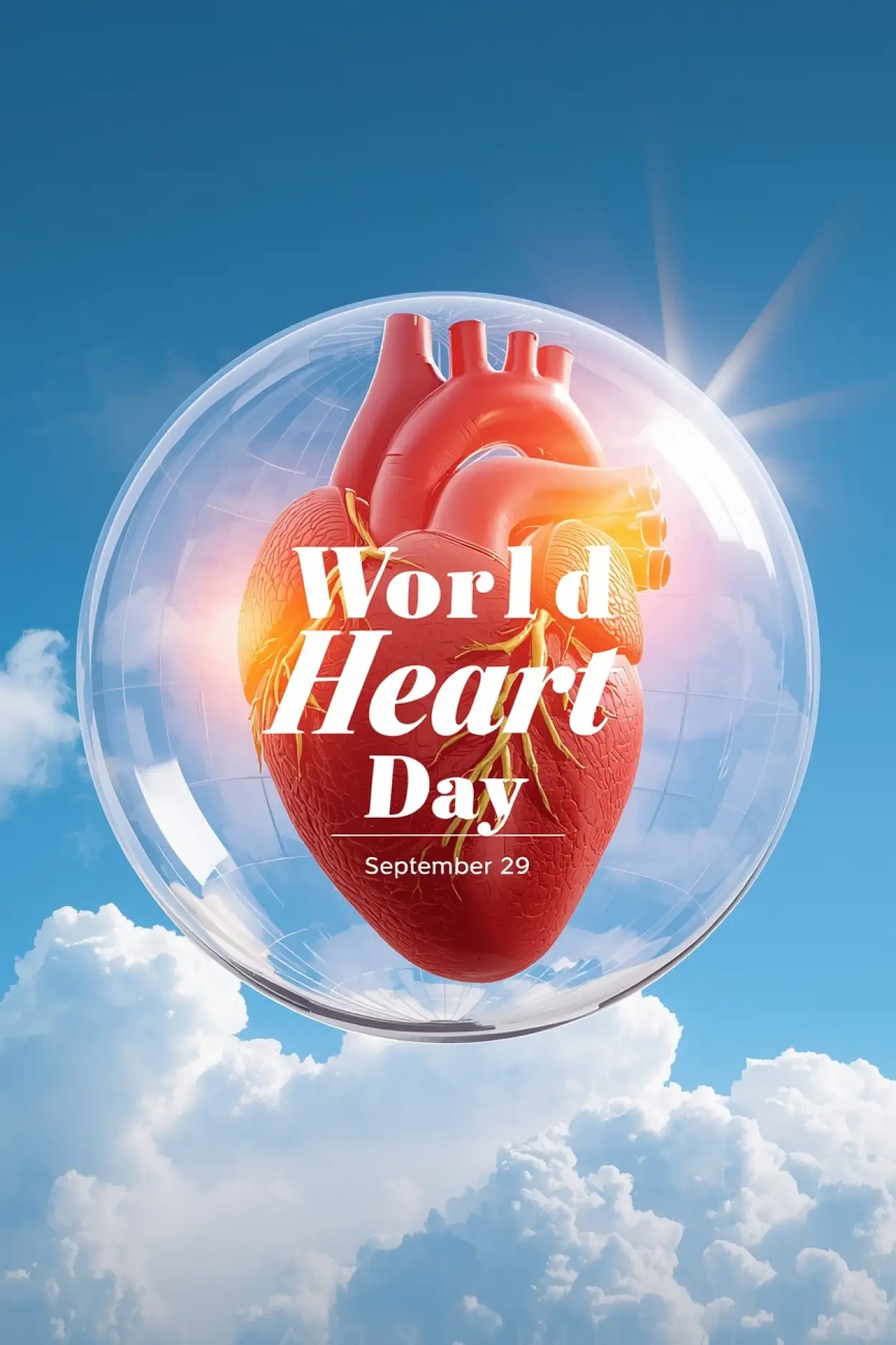 Free Download Heart Disease Prevention Awareness On World Heart Day - High Quality World Heart Day Image