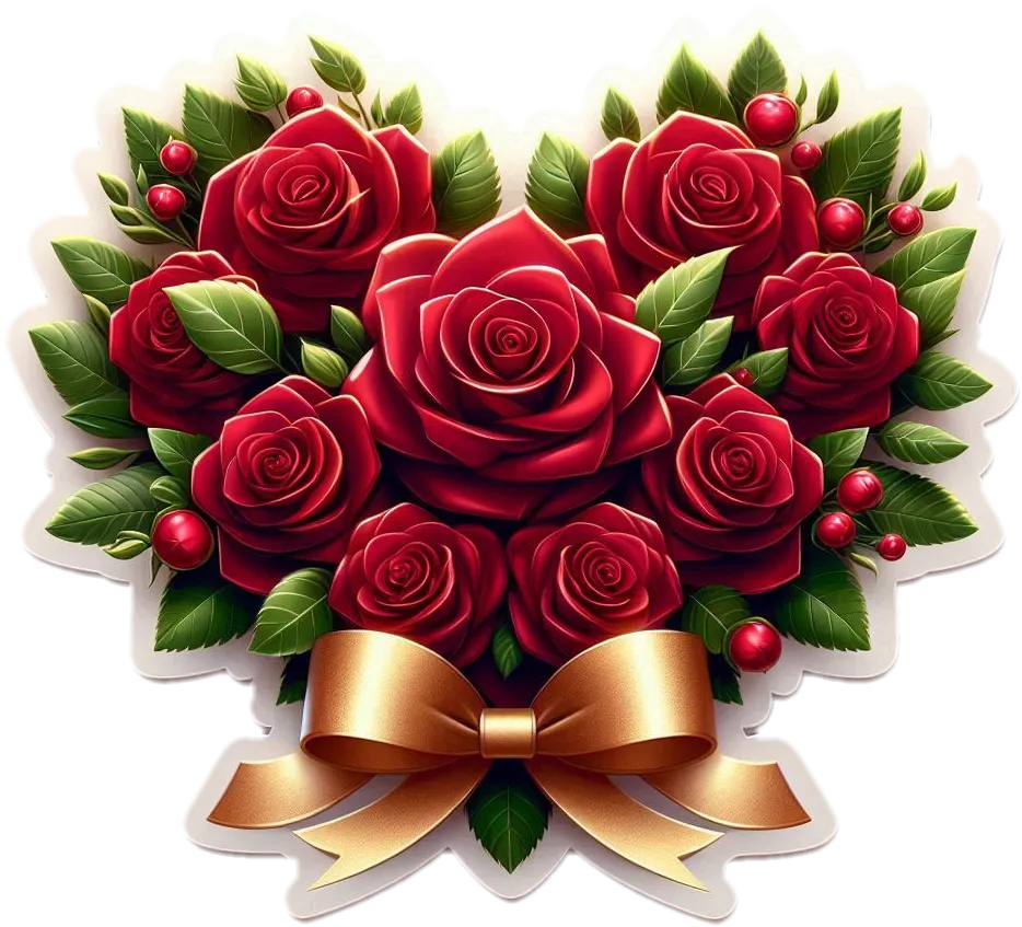 Free Download Heart-shaped Flower Bouquet Png - High Quality Flower Bouquet Png PNG Image