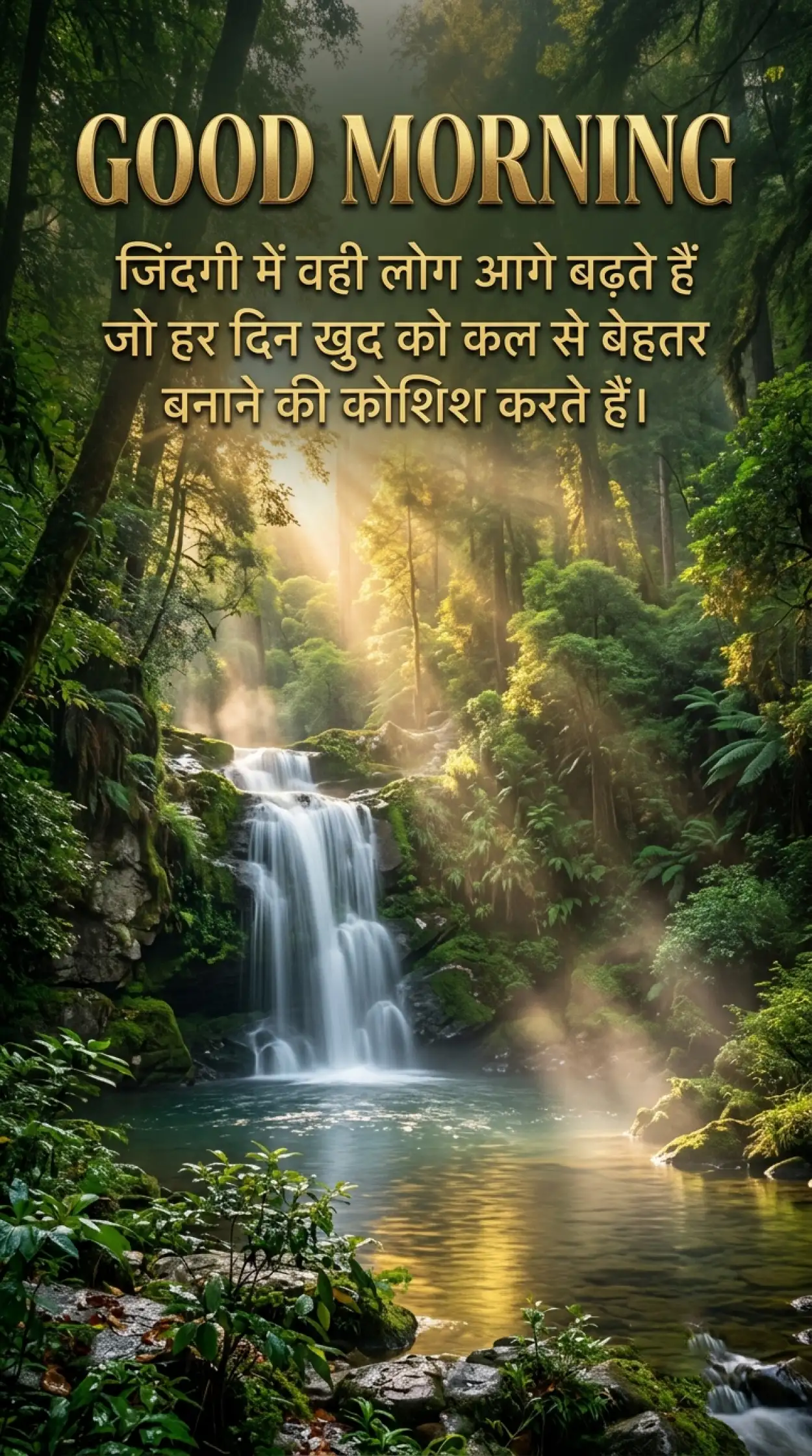 Free Download Heart Touching Good Morning Quotes Hindi - High Quality Good Morning Motivational Quotes Hindi Image