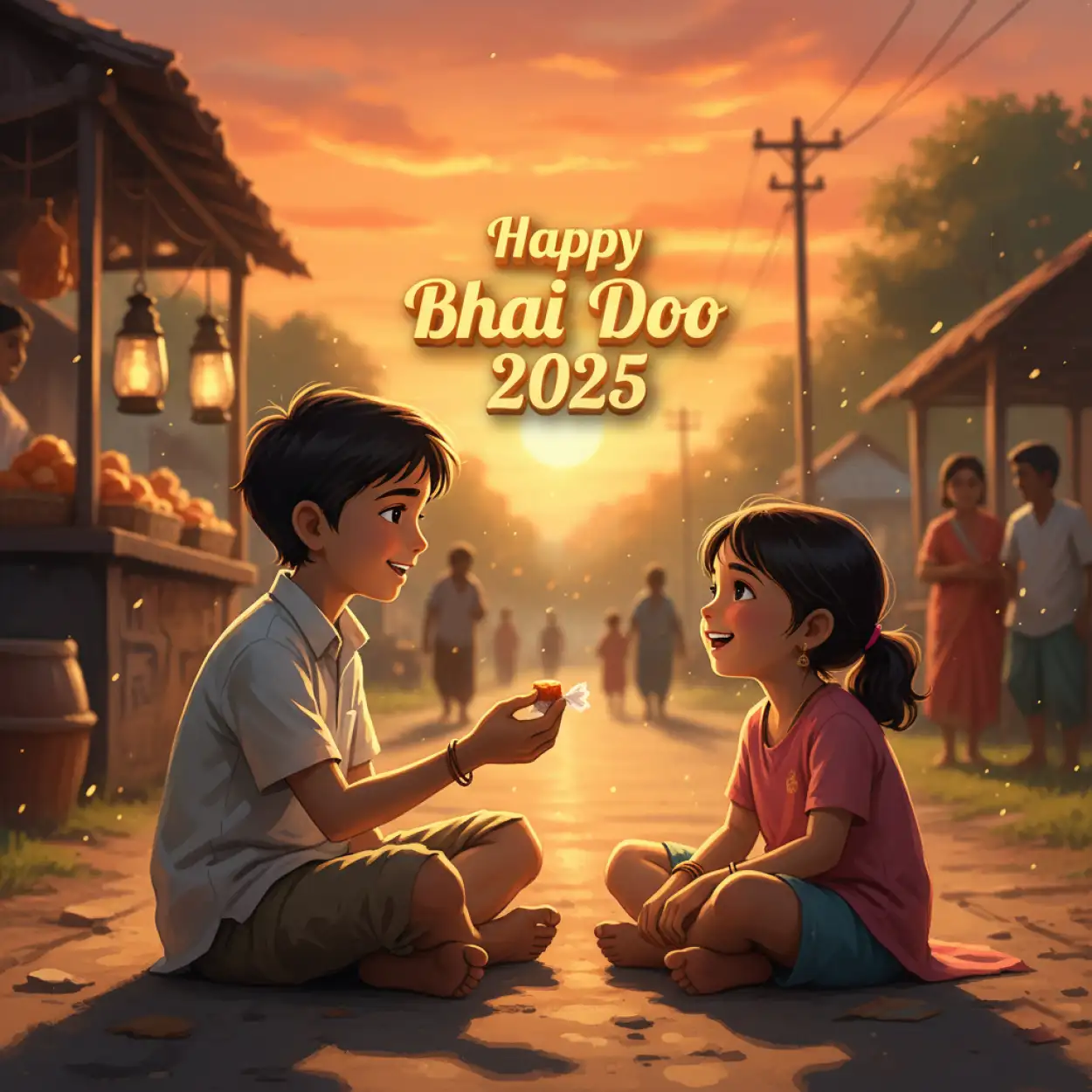 Free Download Heart Touching Happy Bhai Dooj 2025 Wishes - High Quality Happy Bhai Dooj 2025 Wishes Image