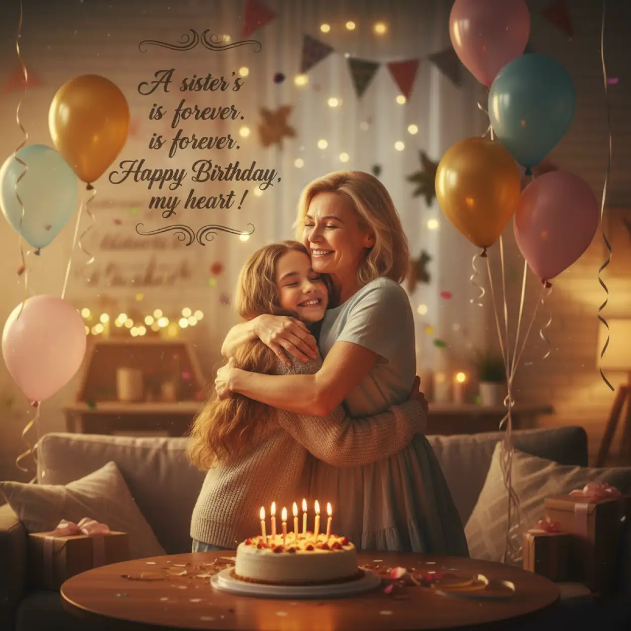 Free Download Heart Touching Happy Birthday Wishes To A Sister - High Quality Happy Birthday Wishes To A Sister Background