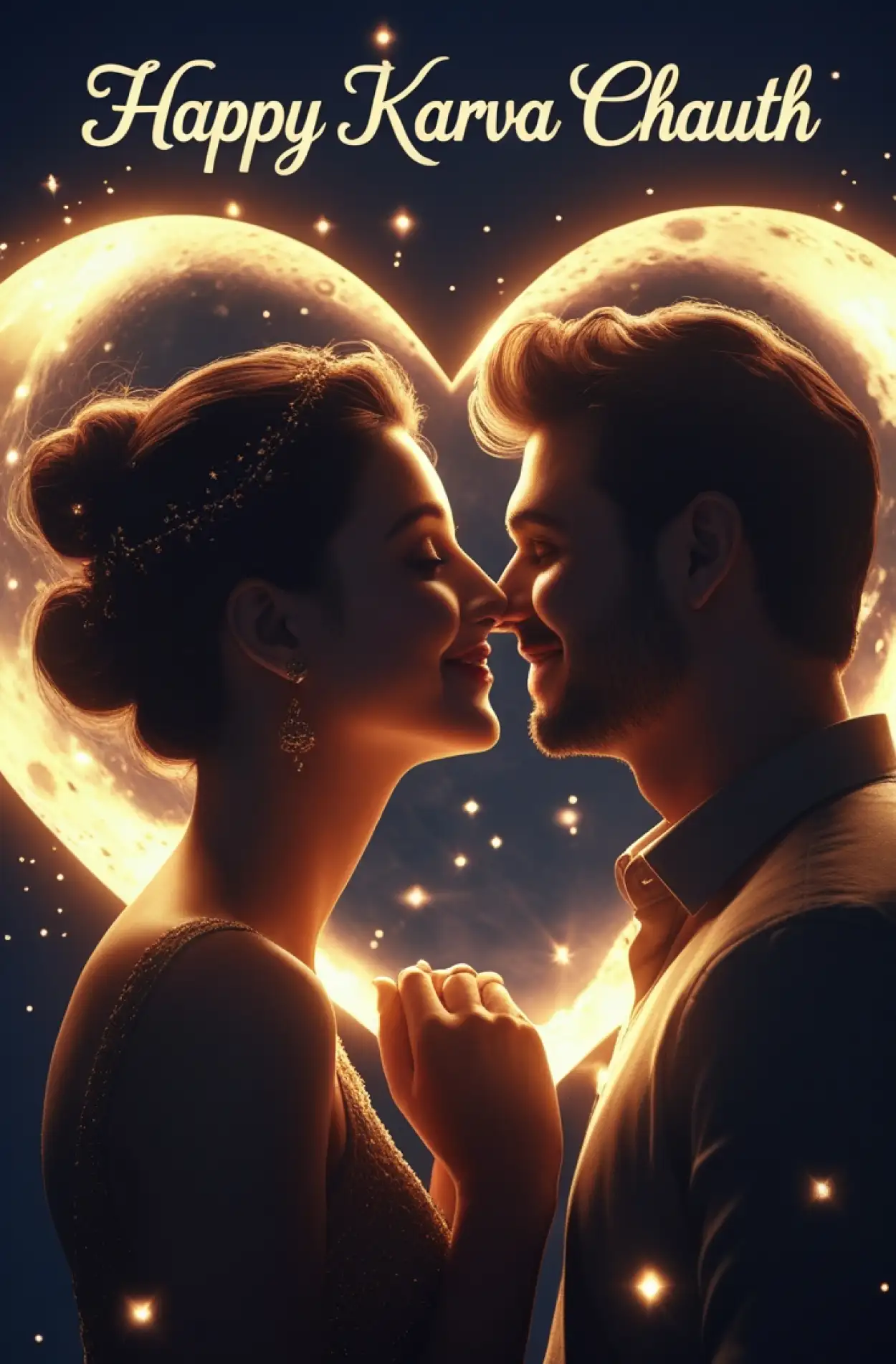 Heart Touching Karva Chauth Wish Image For Status - Royalty Free Happy Karva Chauth Image | Pngmagic Free Download Heart Touching Karva Chauth Wish Image For Status - High Quality Happy Karva Chauth Background