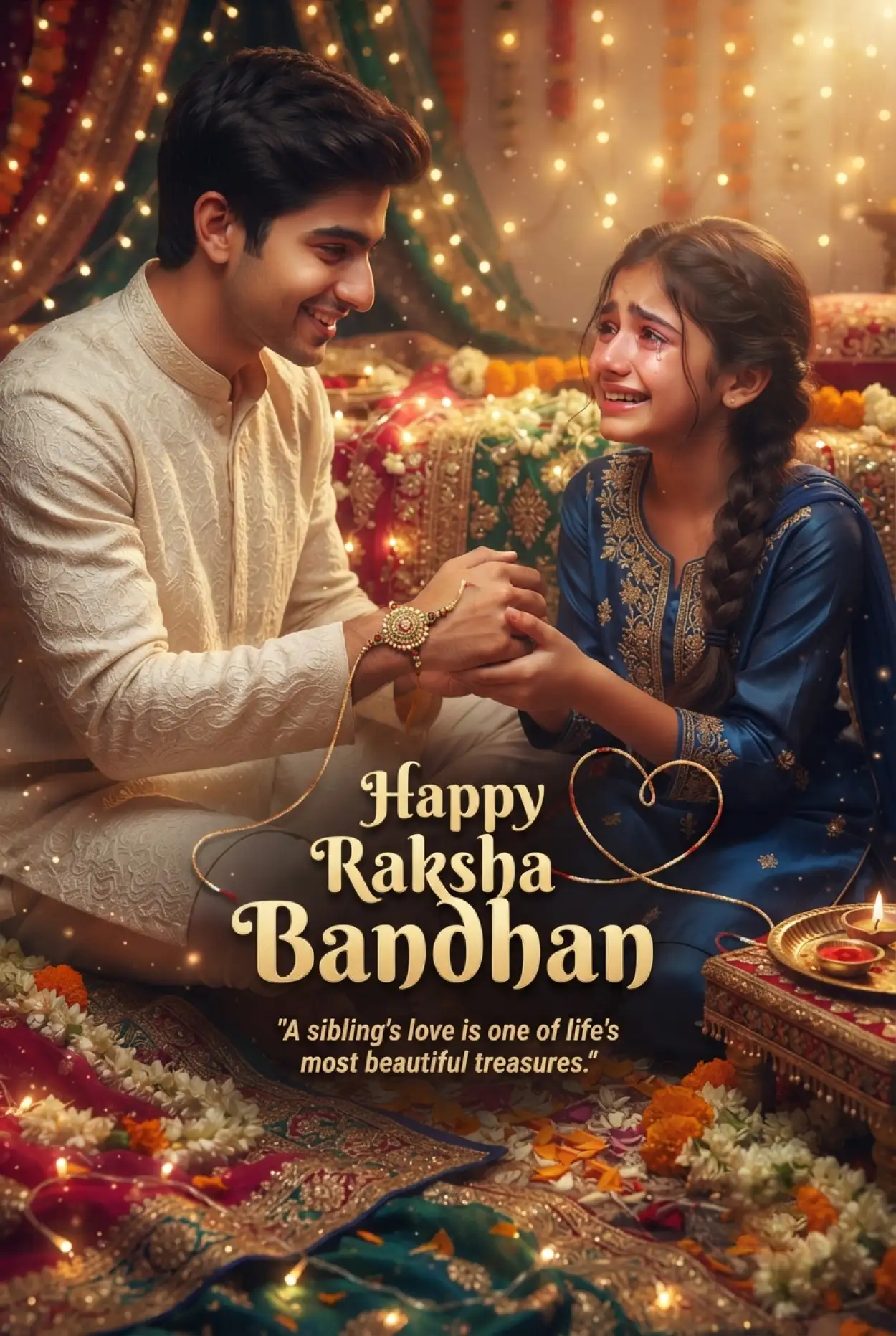 Free Download Heart Touching Raksha Bandhan Wishes 2026 - High Quality Happy Raksha Bandhan Wishes 2026 Image