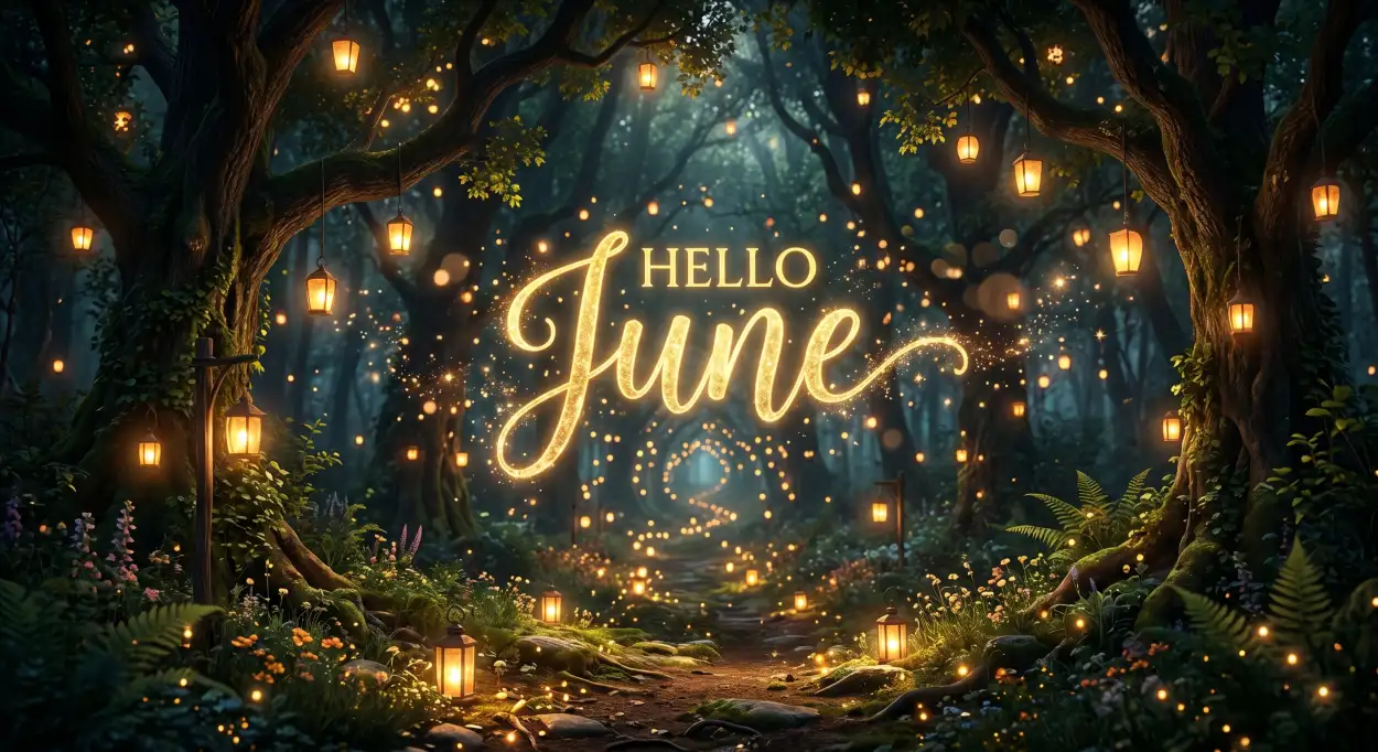 Free Download Hello June Quote For Social Media - High Quality Hello June Image
