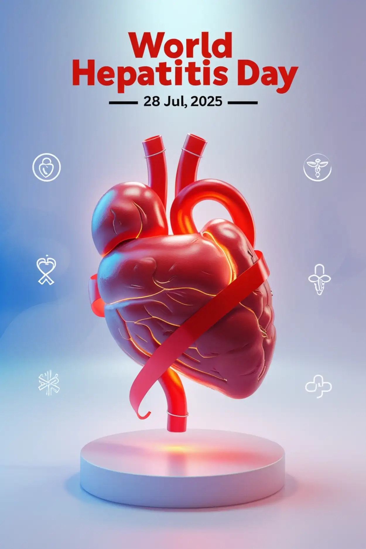 Free Download Hepatitis Awareness Day Quotes With Image - High Quality World Hepatitis Day Background