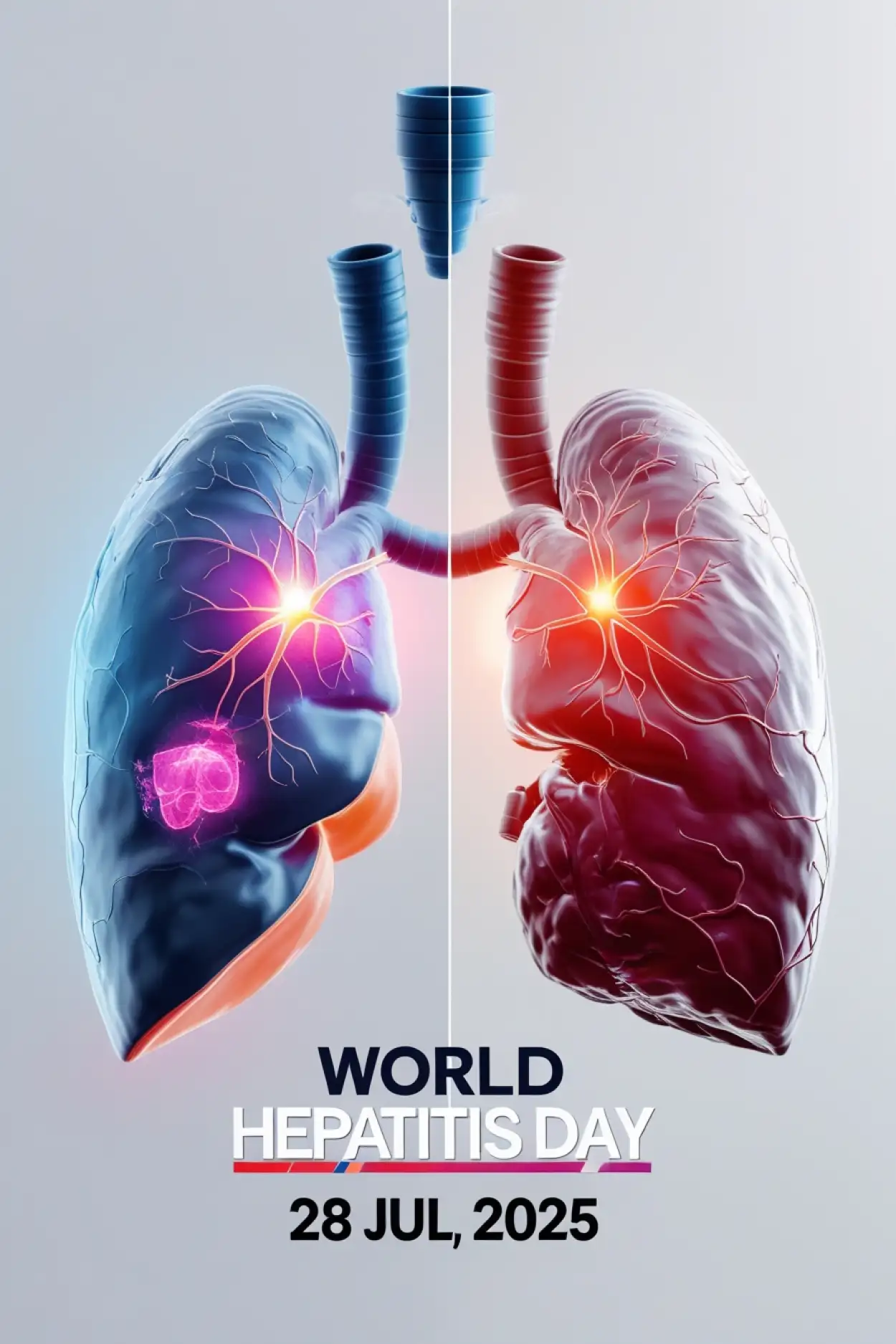 Free Download Hepatitis Poster Image In Hindi And English - High Quality World Hepatitis Day Background