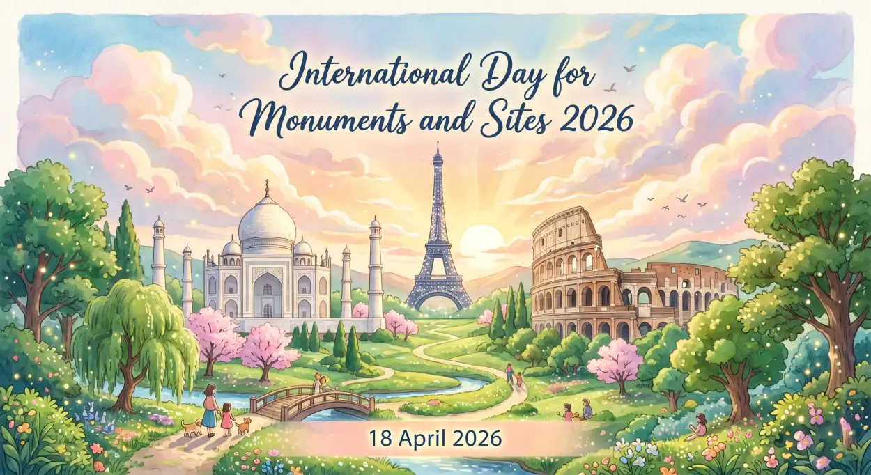 Free Download Heritage Day 2026 Banner Background Hd For Photoshop - High Quality International Day For Monuments And Sites 2026 Background Image