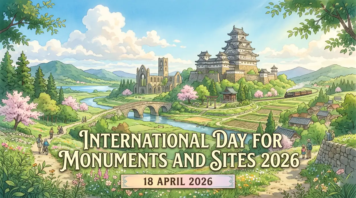 Free Download Heritage Day Social Media Post Design - High Quality International Day For Monuments And Sites 2026 Image