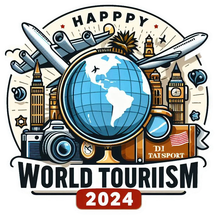 High-definition World Tourism Day 2024 Tourism Logo Png - Royalty Free World Tourism Day Image | Pngmagic Free Download High-definition World Tourism Day 2024 Tourism Logo Png - High Quality World Tourism Day PNG Image