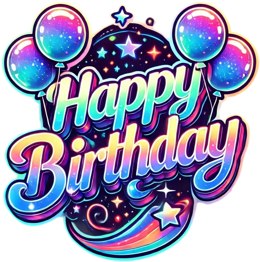 High-quality Colorful Balloon Birthday Text Images - Royalty Free Happy Birthday Image | Pngmagic Free Download High-quality Colorful Balloon Birthday Text Images - High Quality Happy Birthday PNG Image
