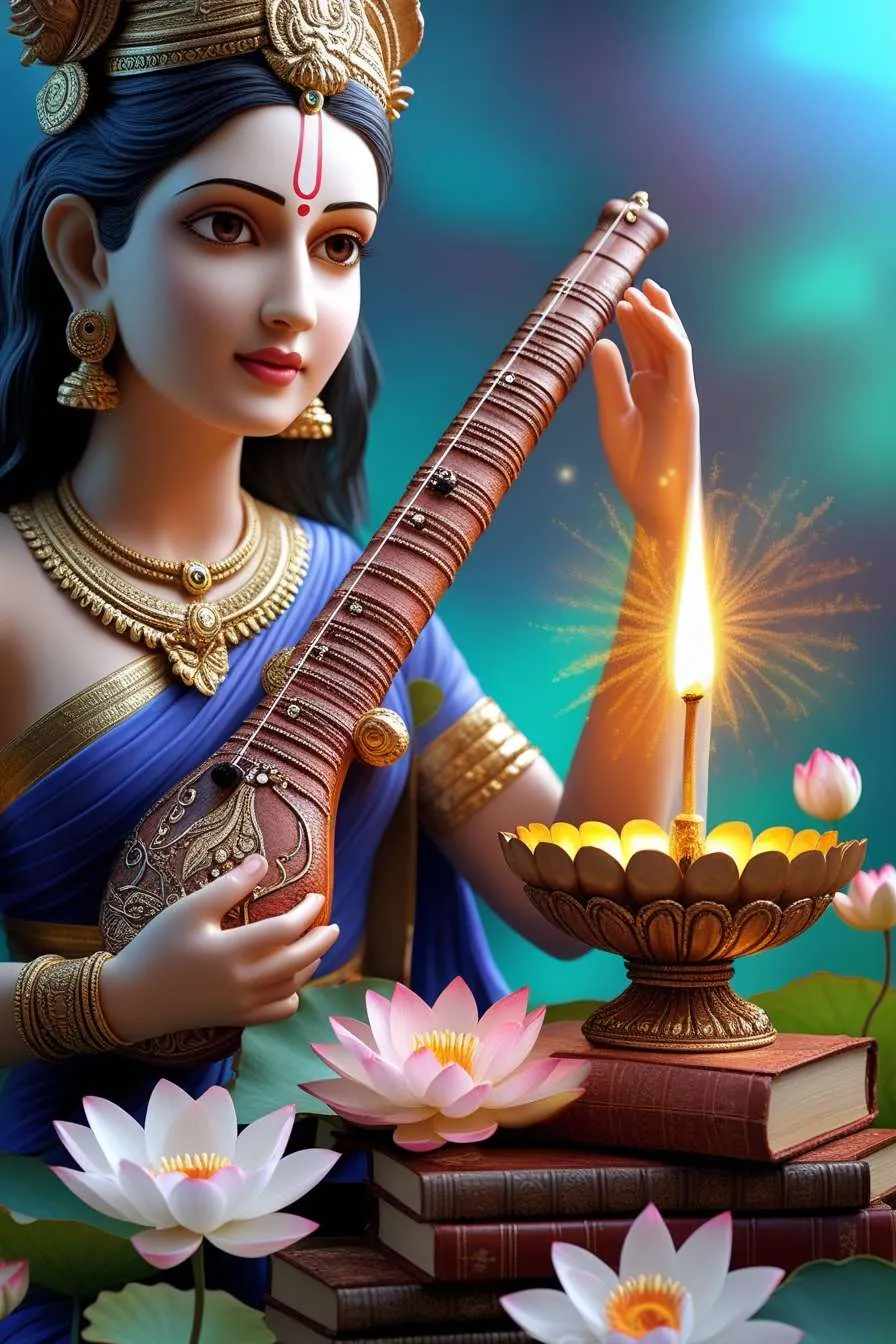 High-quality Saraswati Puja Wallpaper Images - Royalty Free Saraswati Puja Wallpapers Image | Pngmagic Free Download High-quality Saraswati Puja Wallpaper Images - High Quality Saraswati Puja Wallpapers Background