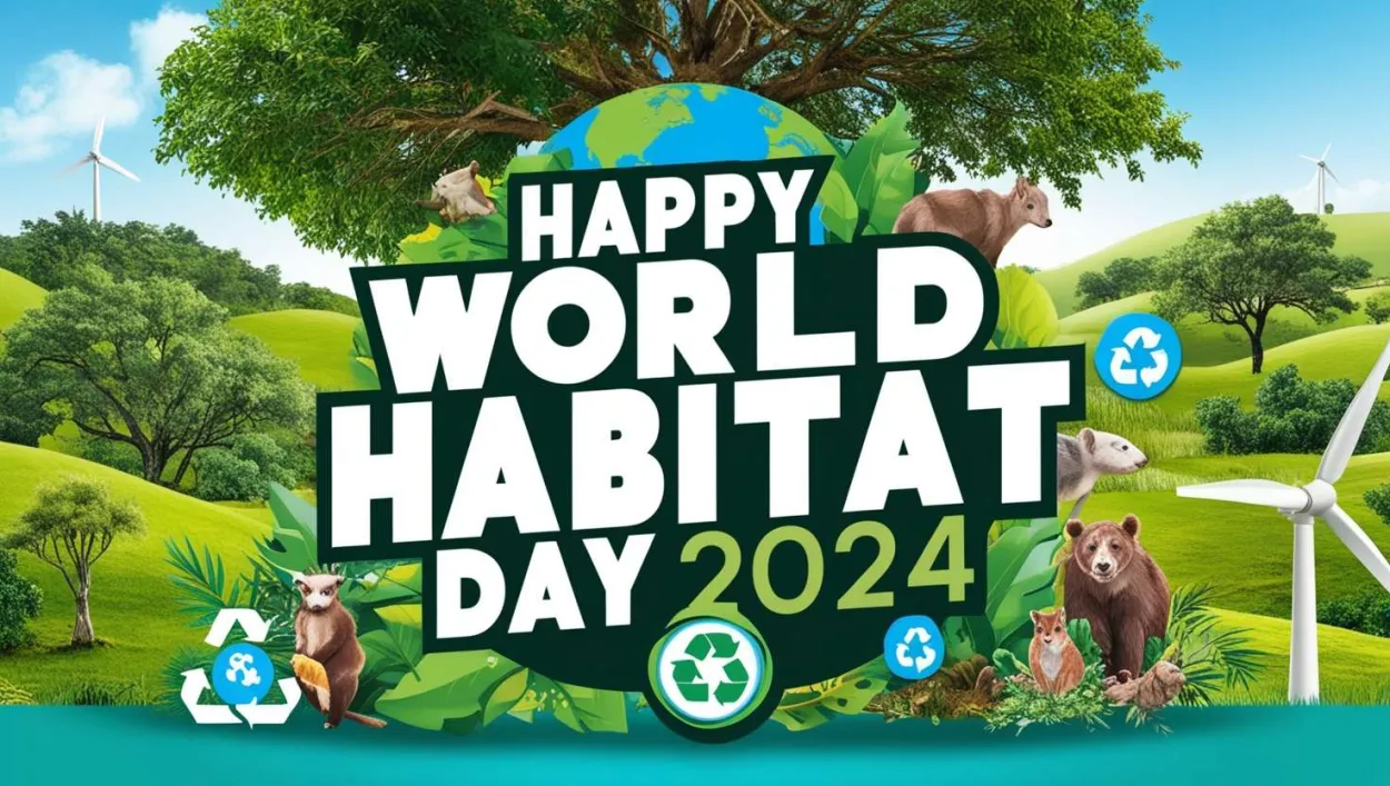 Free Download High-resolution Happy World Habitat Day 2024 Wallpapers - High Quality Happy World Habitat Day Background