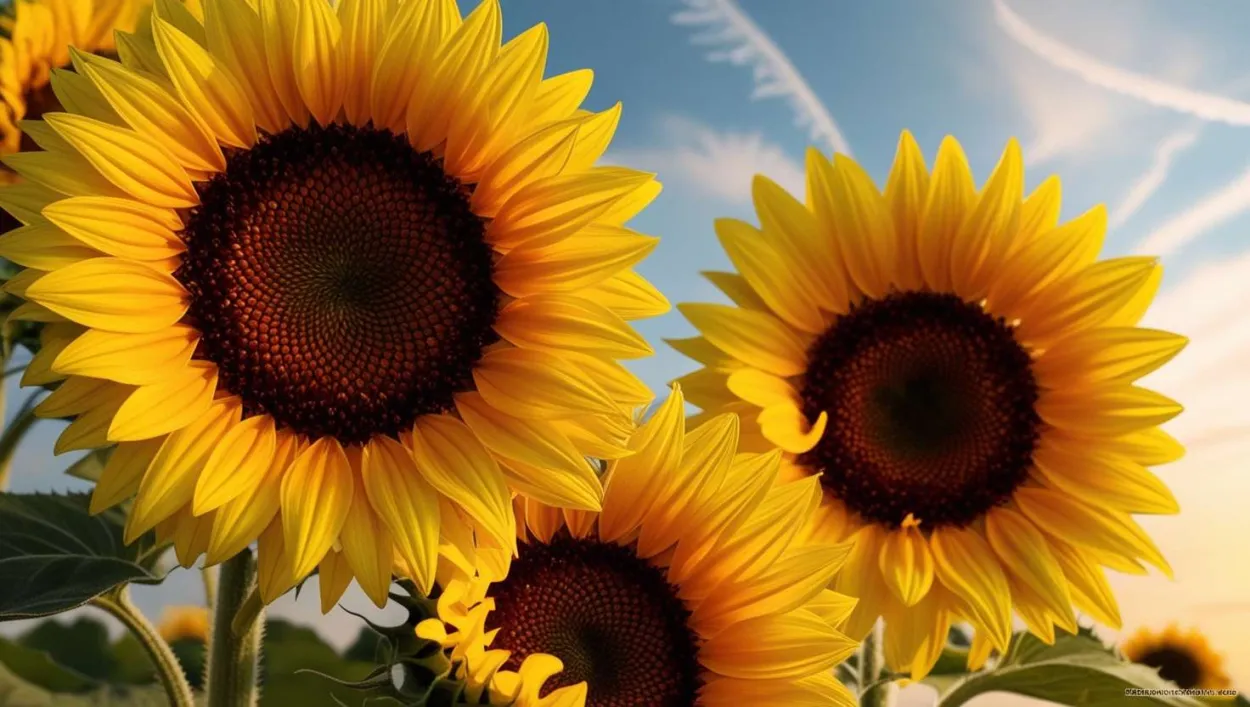 Free Download High-resolution Sunflower Wallpaper For Desktop Backgrounds - High Quality Wallpaper Image Of Flowers Background