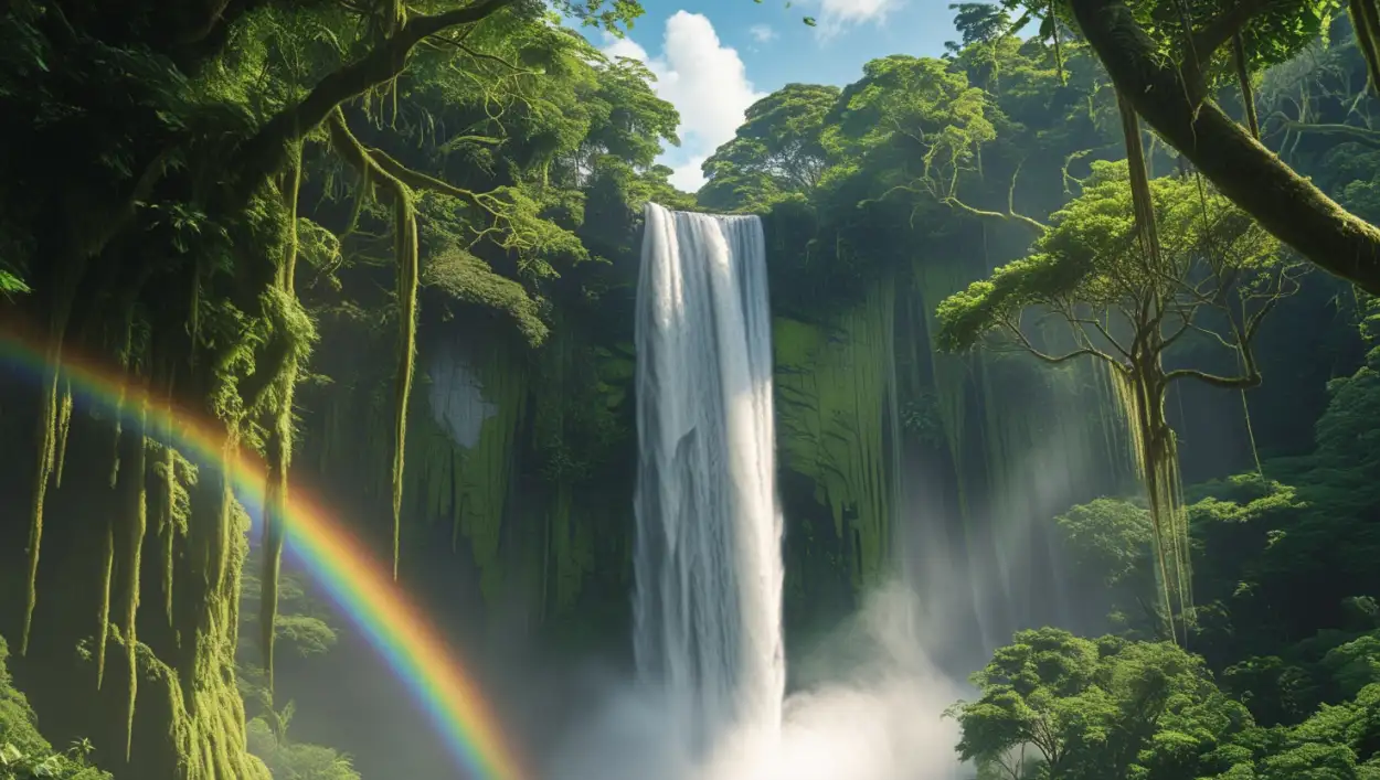 Himalayan Waterfall Background PNG - Royalty Free Waterfall Background Image | Pngmagic Free Download Himalayan Waterfall Background PNG - High Quality Waterfall Background PNG Image