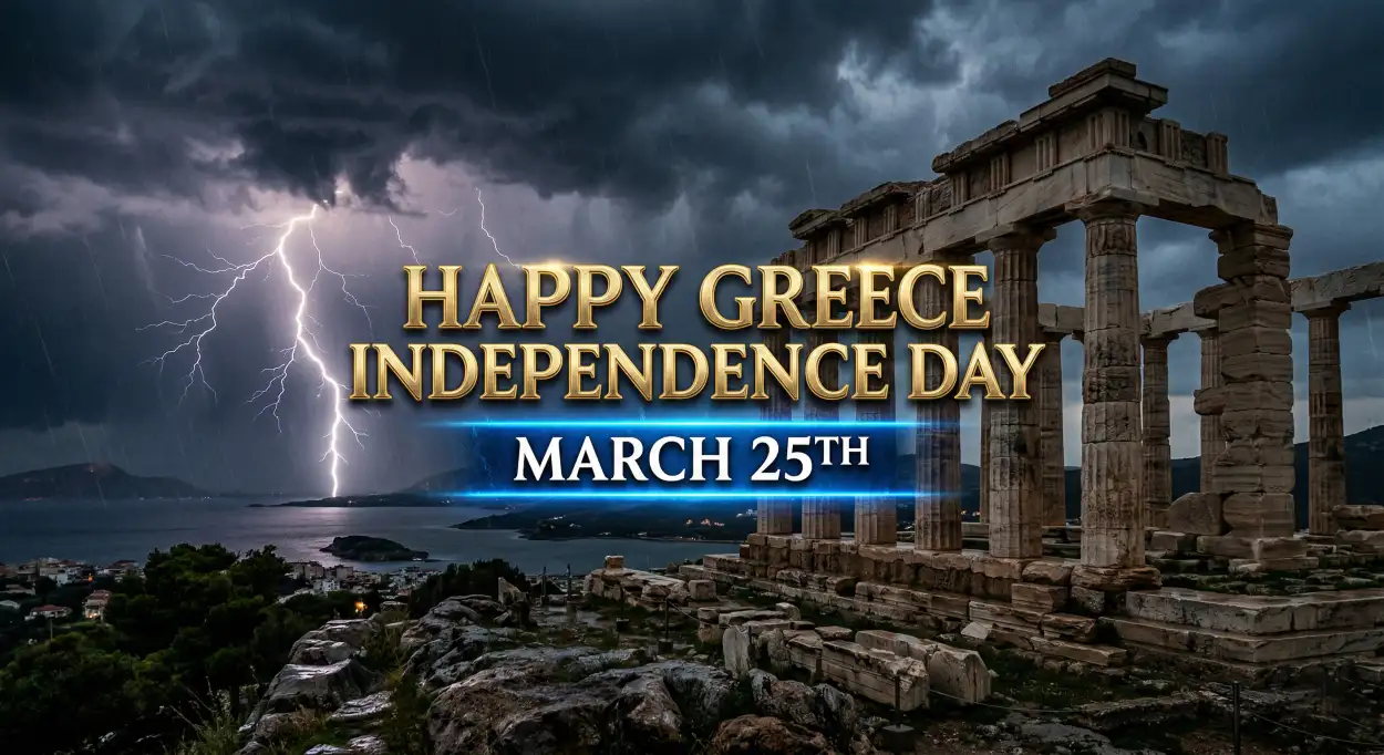 Free Download History Of Greece Independence Day - High Quality Happy Greece Independence Day 2026 Image
