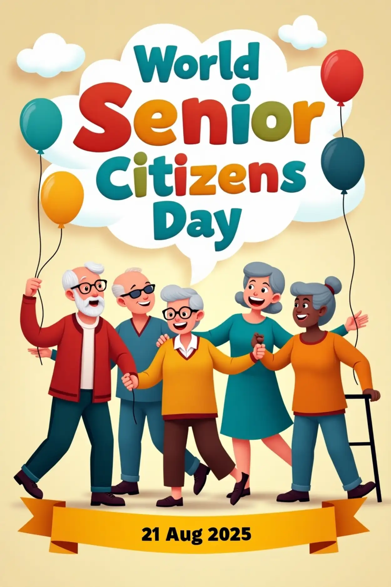 History Of World Senior Citizens Day Celebration - Royalty Free Orld Senior Citizens Day Image | Pngmagic Free Download History Of World Senior Citizens Day Celebration - High Quality Orld Senior Citizens Day Background