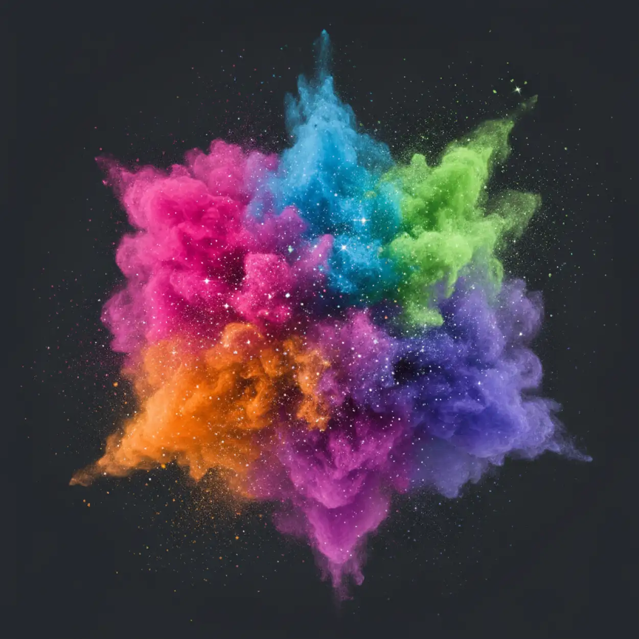 Free Download Holi Background With Colorful Smoke - High Quality Holi Background Background Image