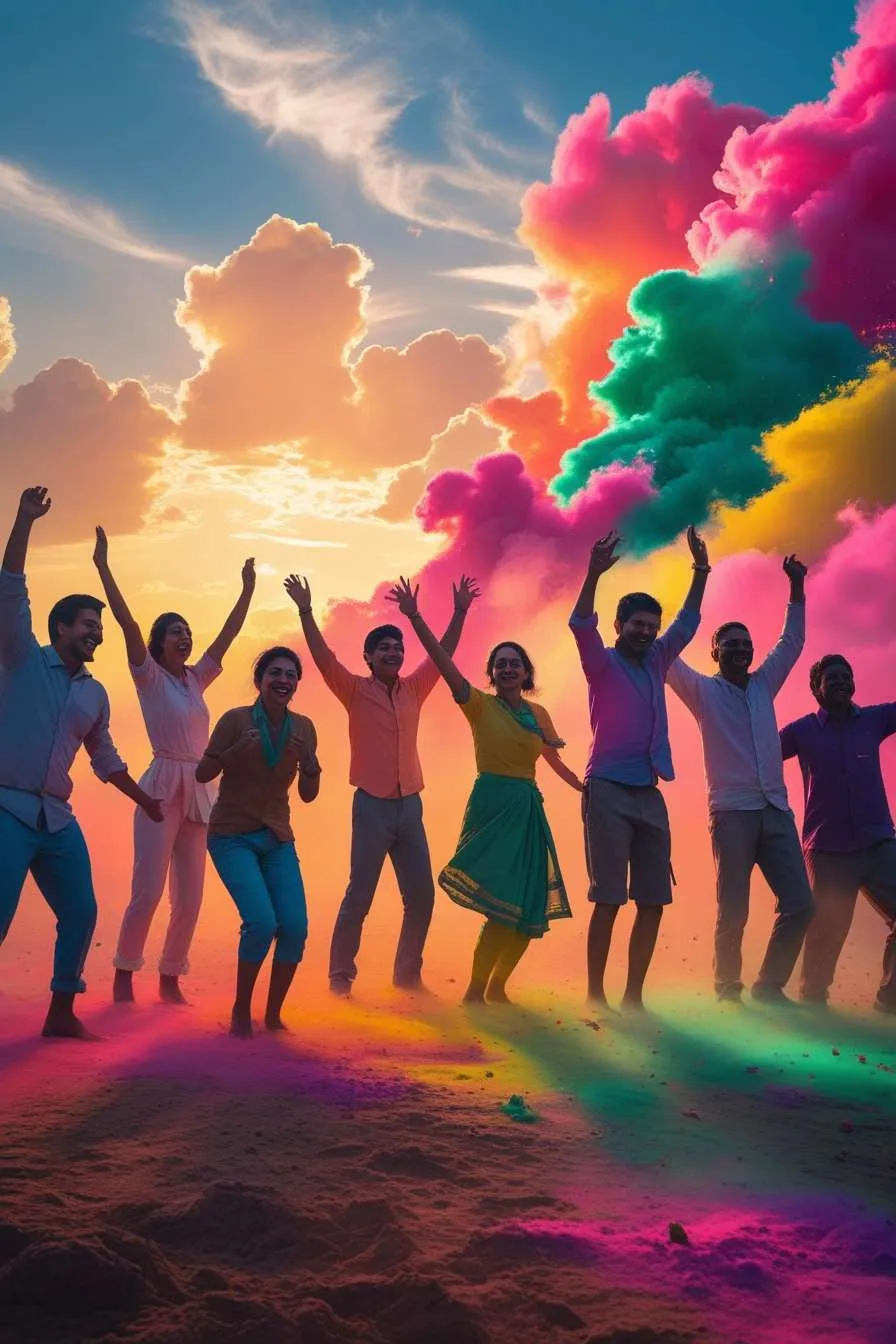 Free Download Holi Background With Traditional Indian Patterns - High Quality Holi Background Background